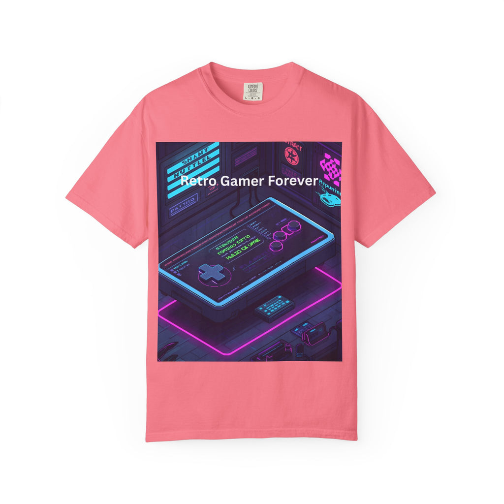 Retro Game Controller Unisex Garment-Dyed T-shirt