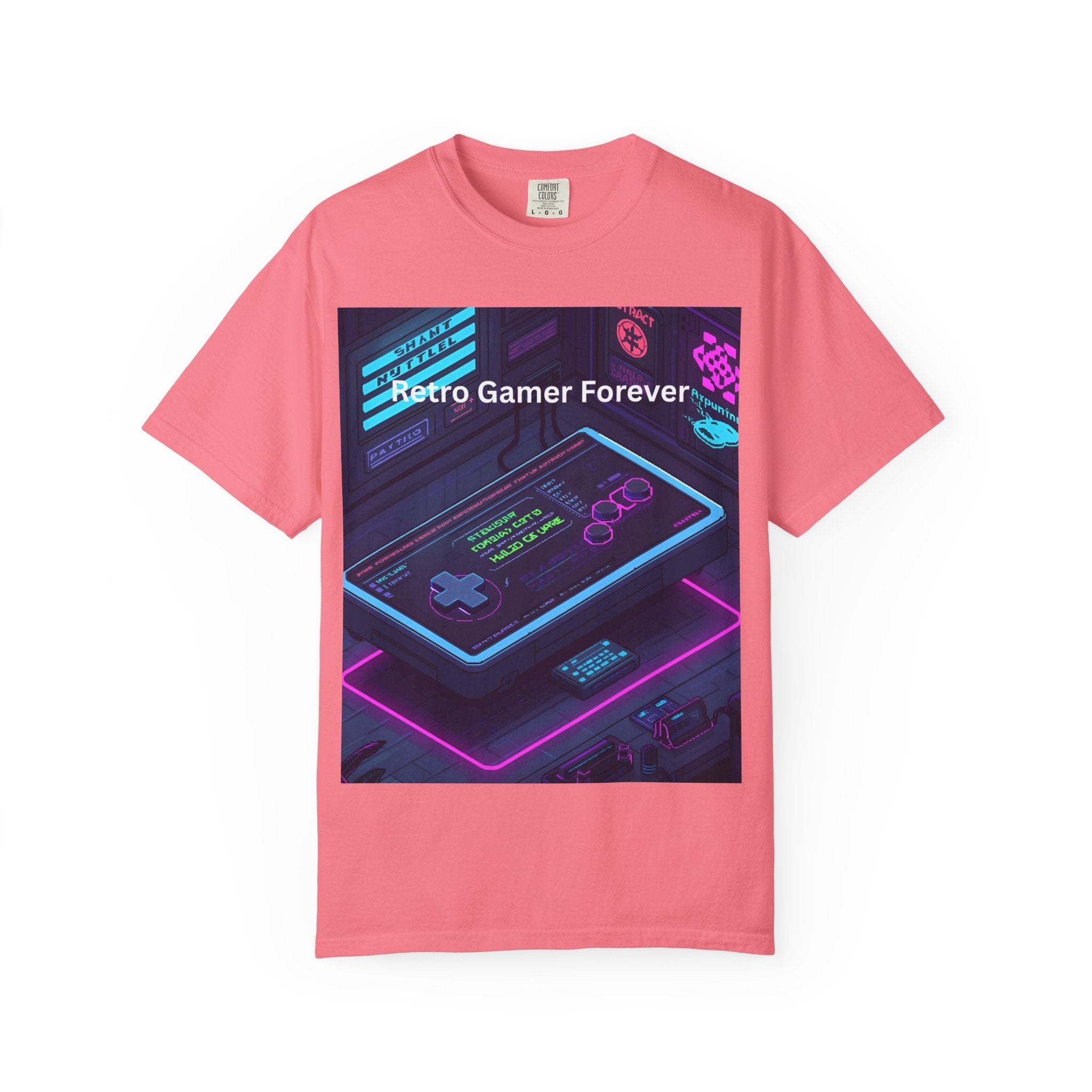 Retro Game Controller Unisex Garment-Dyed T-shirt