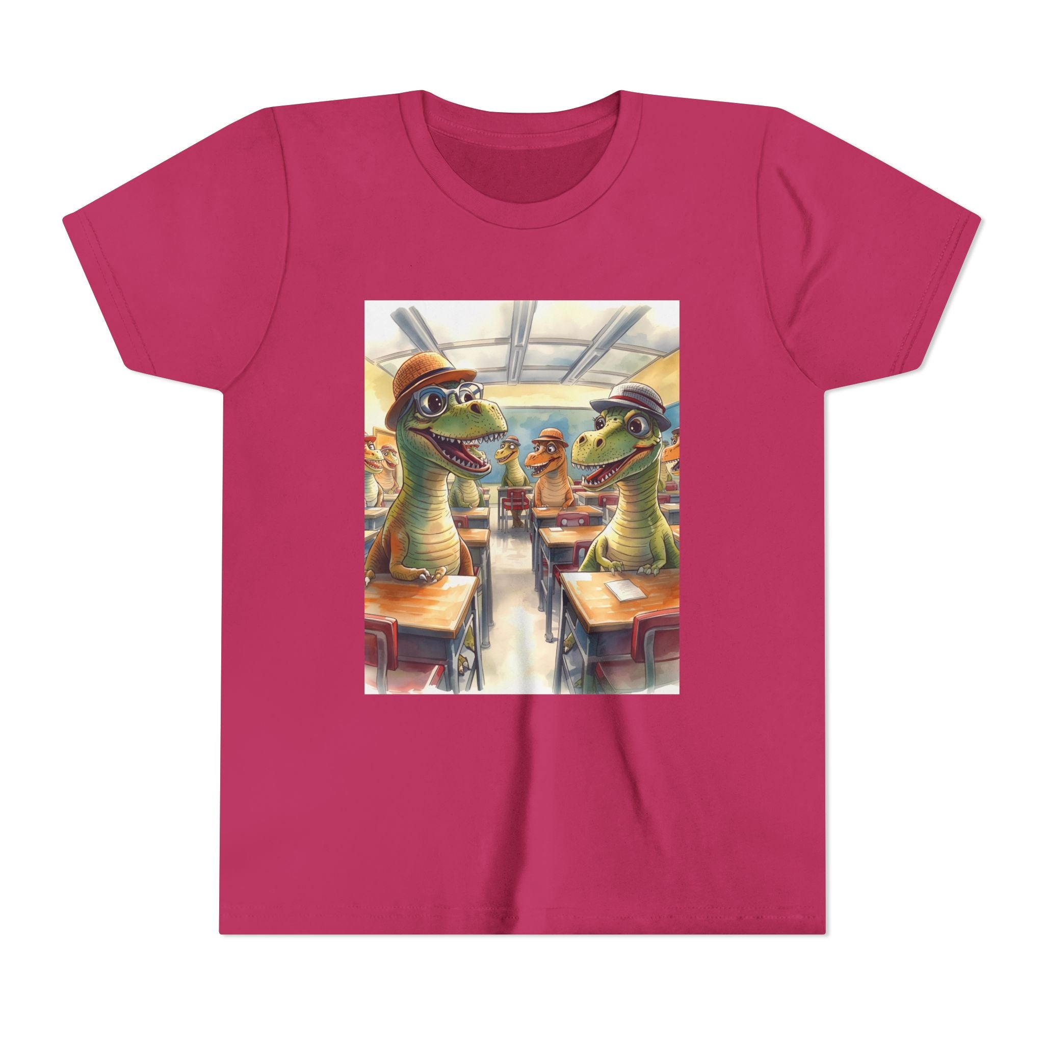 Dinosaur Classroom Youth Short Sleeve Tee