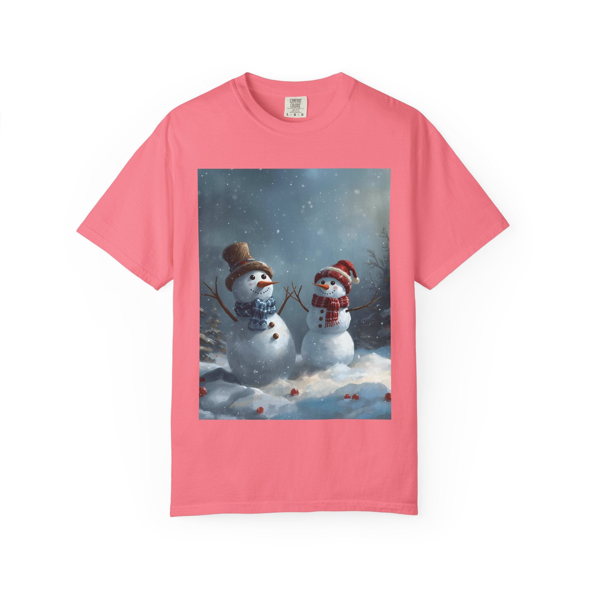Christmas Winter Snowman T-Shirt, Festive Holiday Tee, Family Holiday Shirt, Cozy Winter Outfit, Seasonal Gift Idea