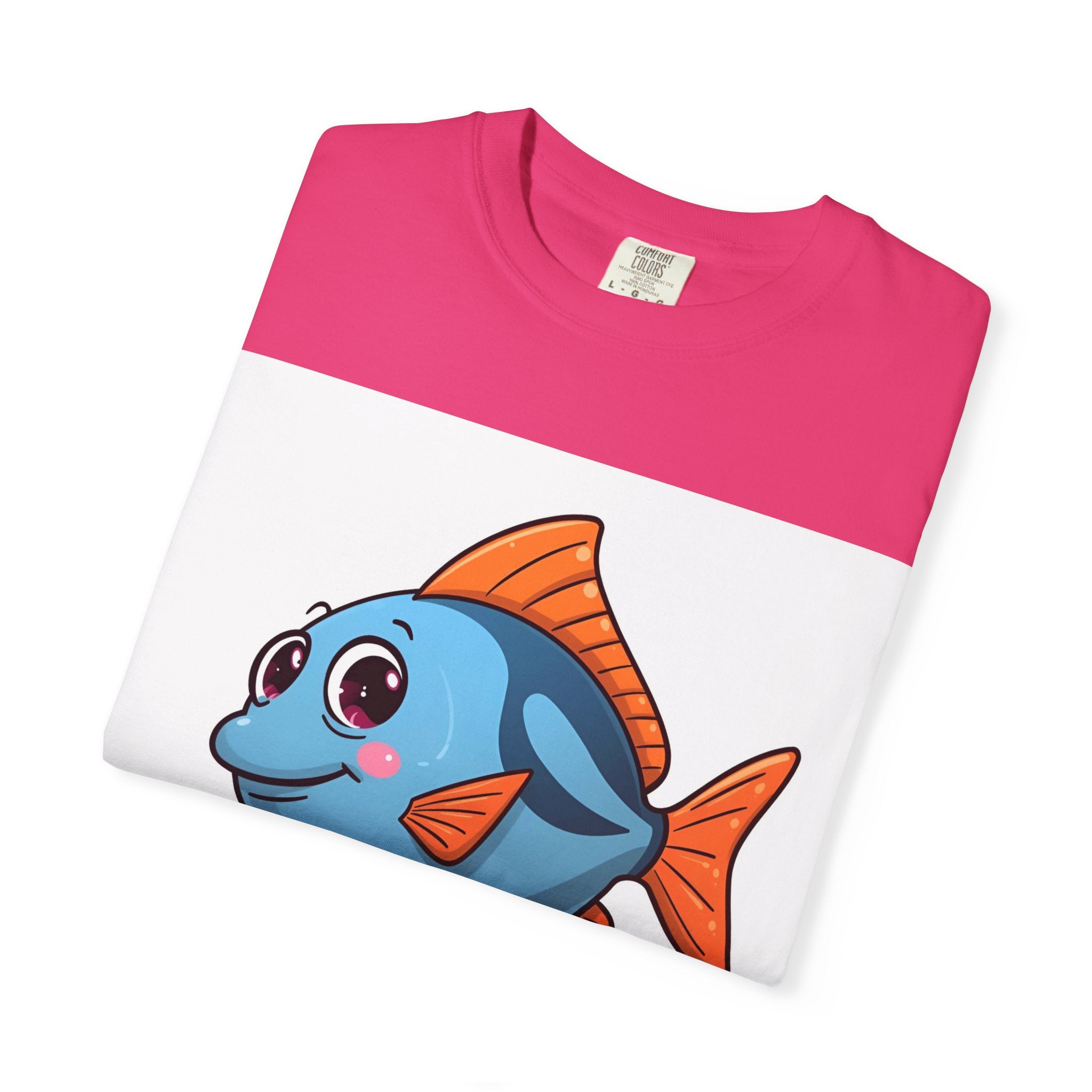 Here Fishy Fishy Fishy Unisex Garment-Dyed T-shirt