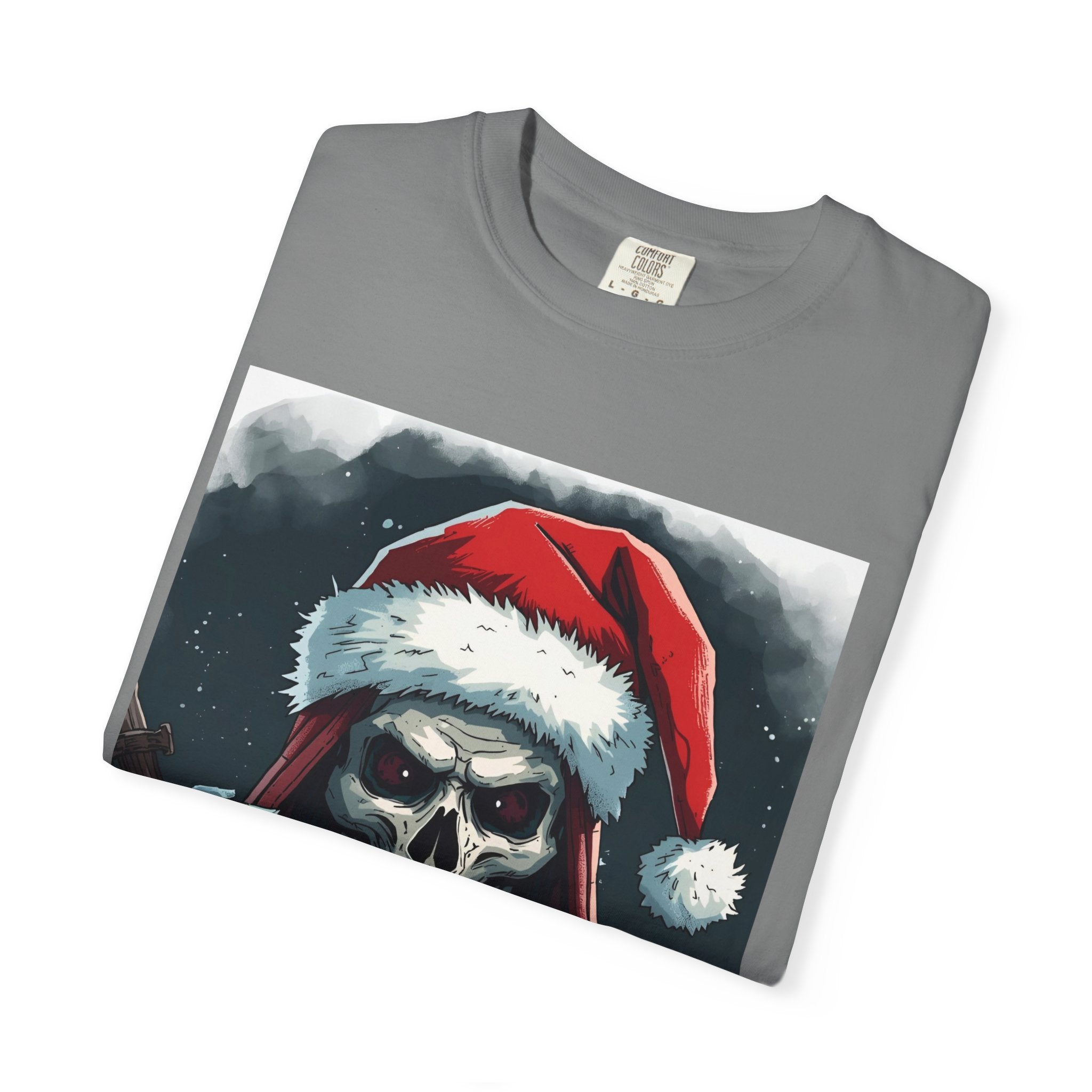 Christmas Skeleton T-Shirt, Unisex Holiday Tee, Funny Graphic Shirt, Unique Gift, Halloween & Christmas Apparel