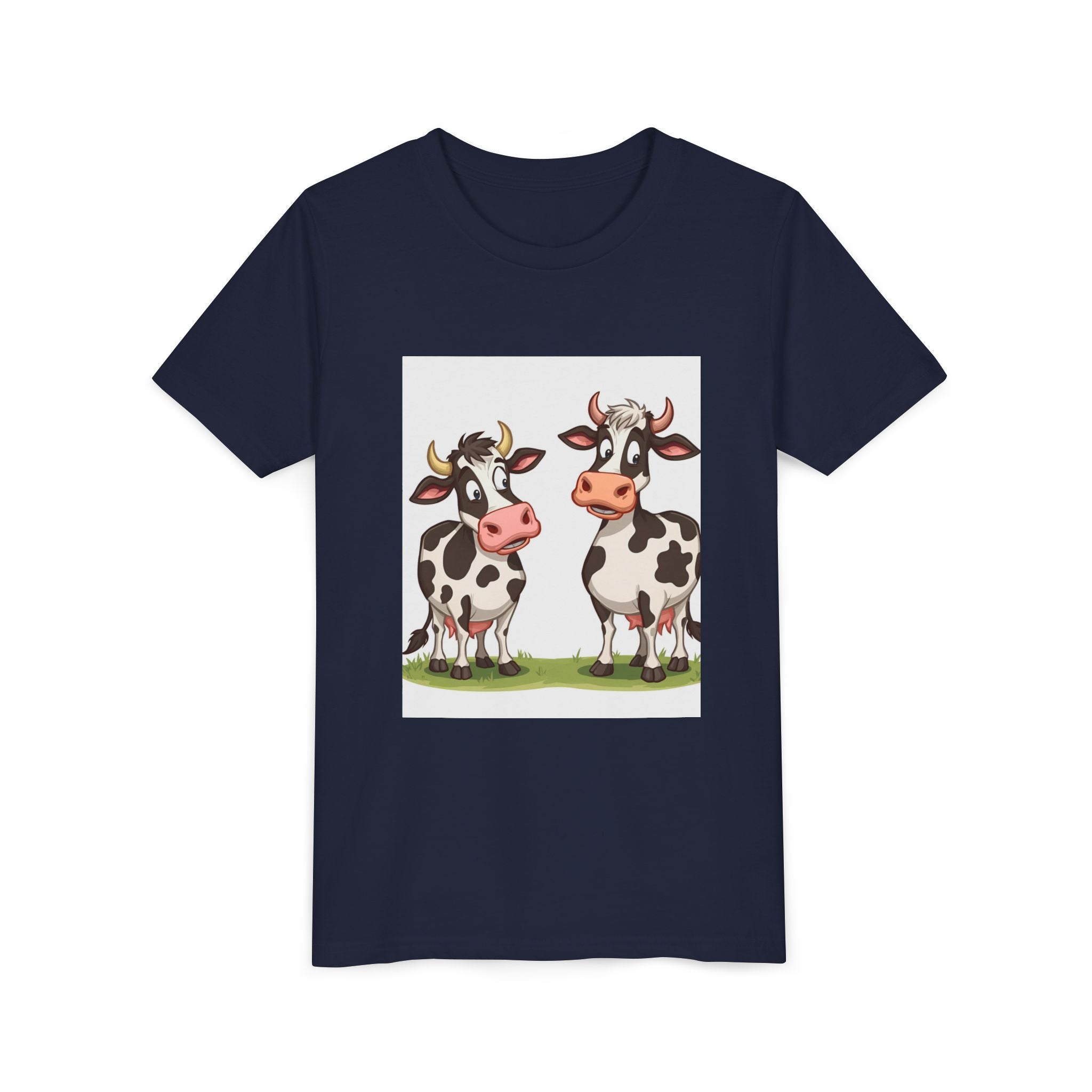 Cute Cows Youth Short Sleeve Tee