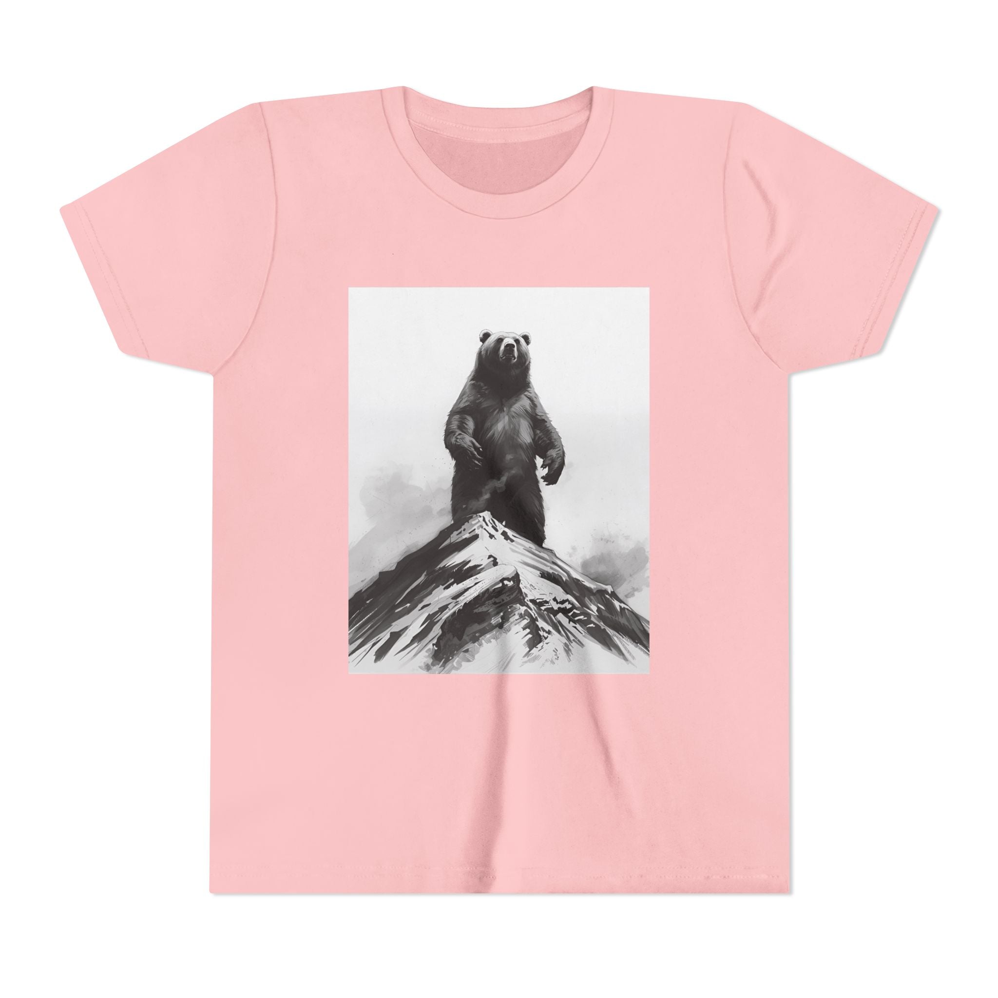 Bear Mountain Snow Youth Short Sleeve Tee