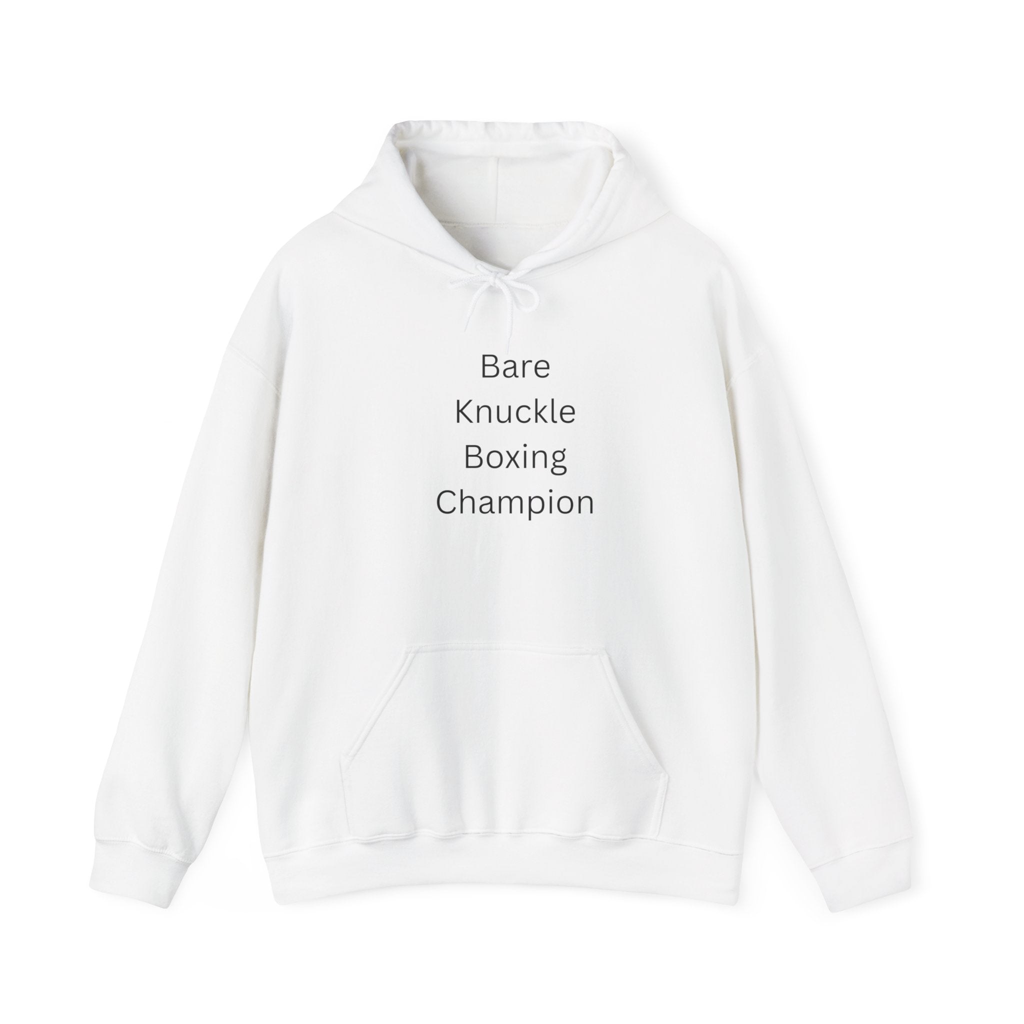 Bare Knuckle Boxing Champion Hoodie | Unisex Sweatshirt, Gift for Boxers, Fitness Apparel, Sportswear, Boxing Champion Merchandise