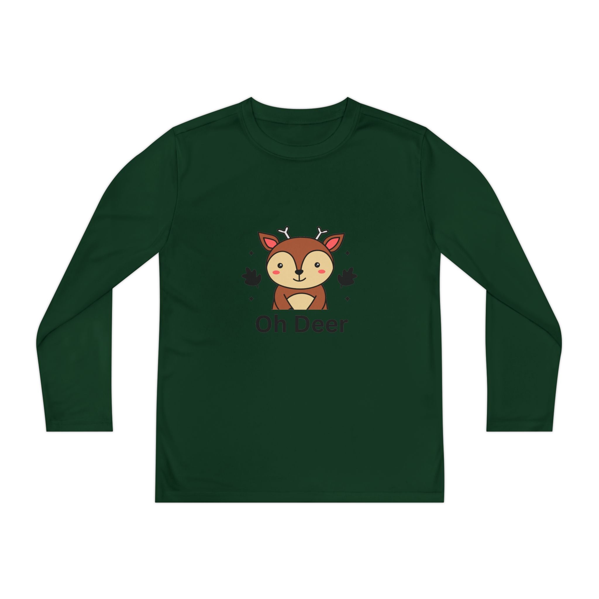 Oh Deer Youth Long Sleeve Competitor Tee