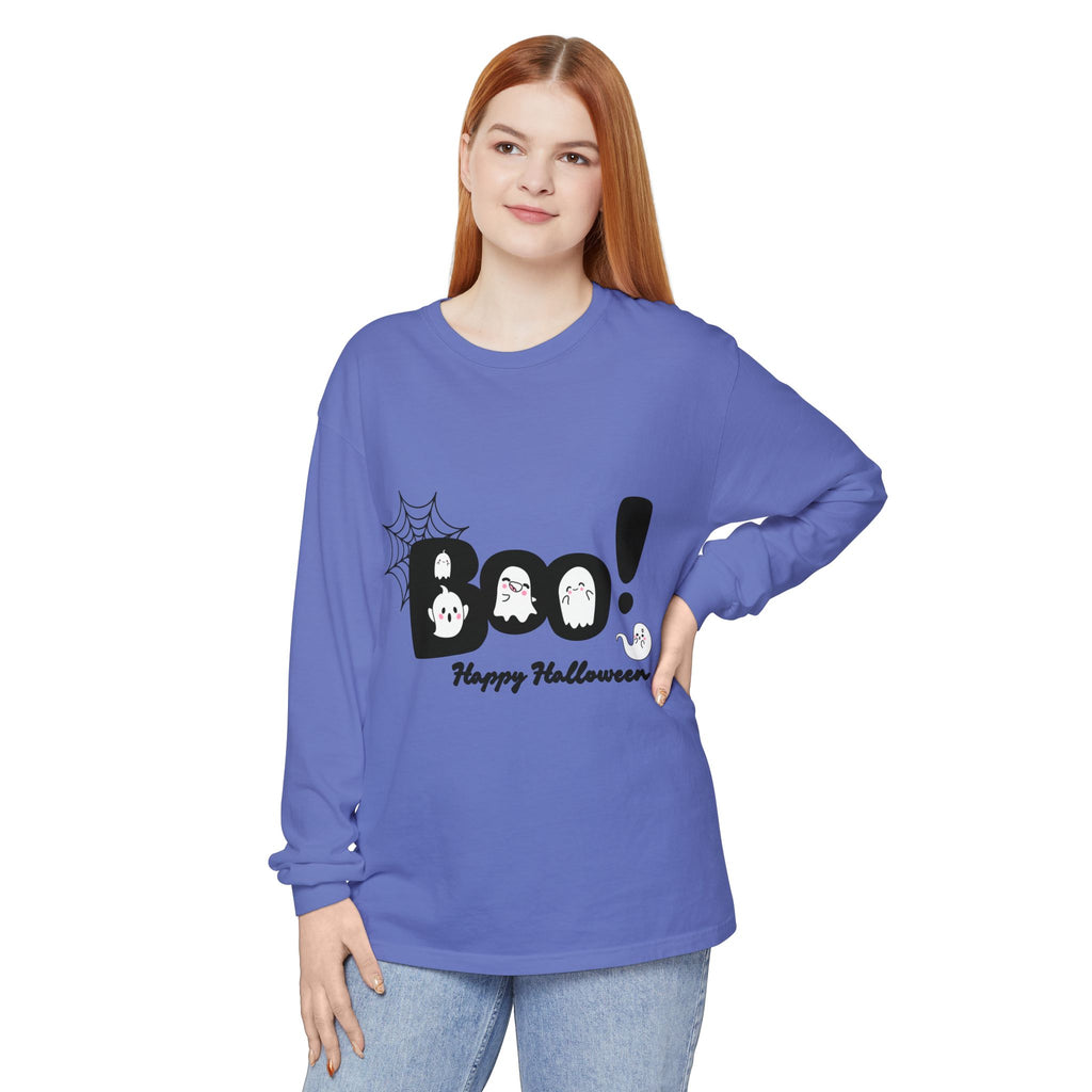 Halloween Boo Long Sleeve T-Shirt, Unisex Spooky Tee, Perfect for Fall Celebrations, Ghost Graphic Shirt, October Style Apparel, Casual [...]