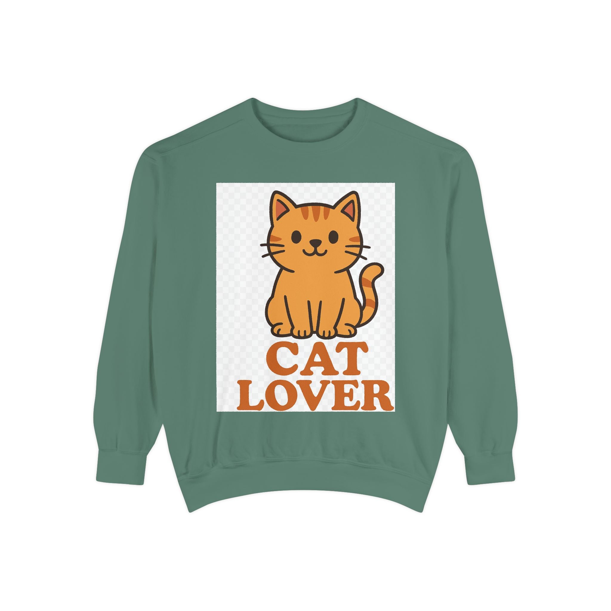 Cat Lover Unisex Garment-Dyed Sweatshirt