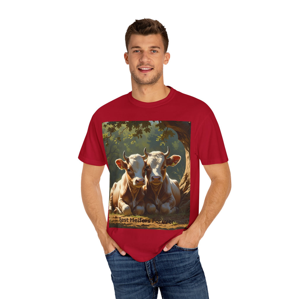 Best Heifers Forever T-shirt, Cute Cow Shirt, Animal Lover Gift, Farm T-shirt, Gift for Her, Unisex Casual Wear