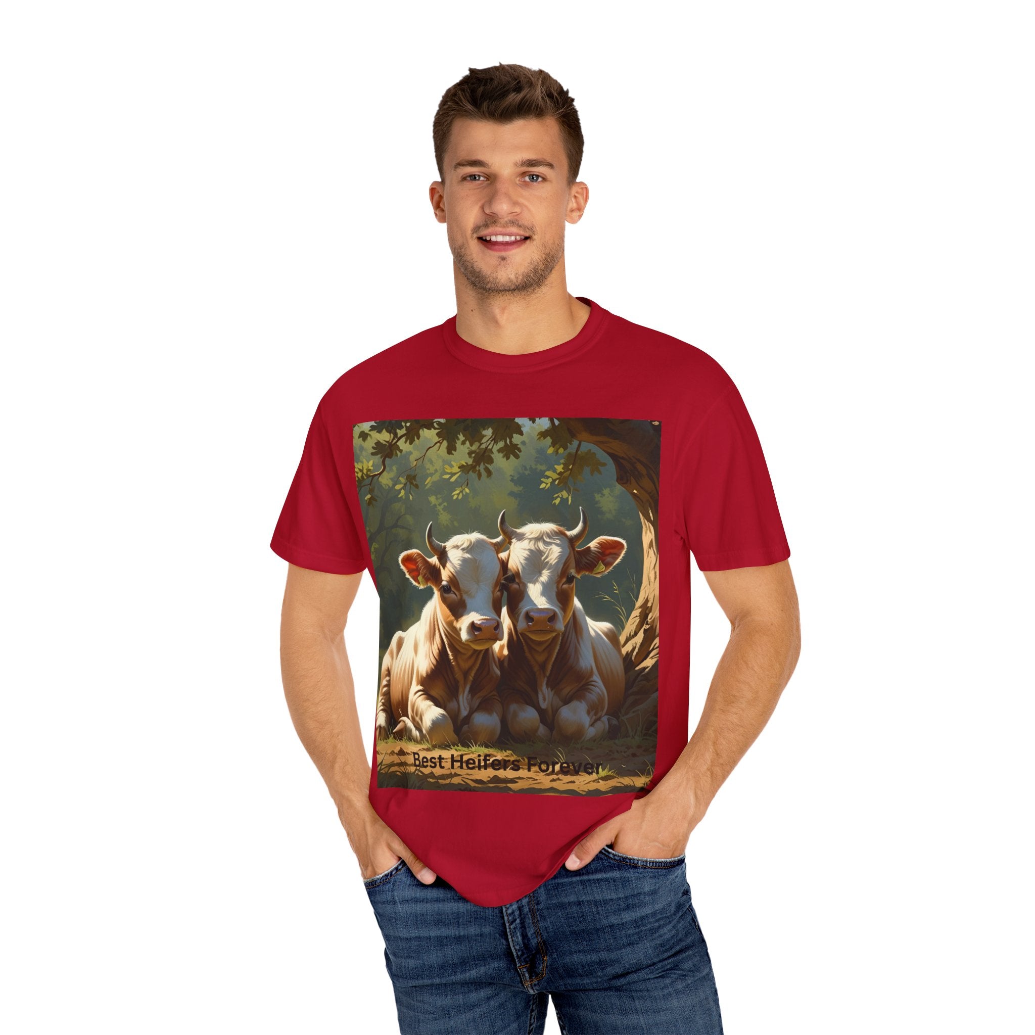 Best Heifers Forever T-shirt, Cute Cow Shirt, Animal Lover Gift, Farm T-shirt, Gift for Her, Unisex Casual Wear