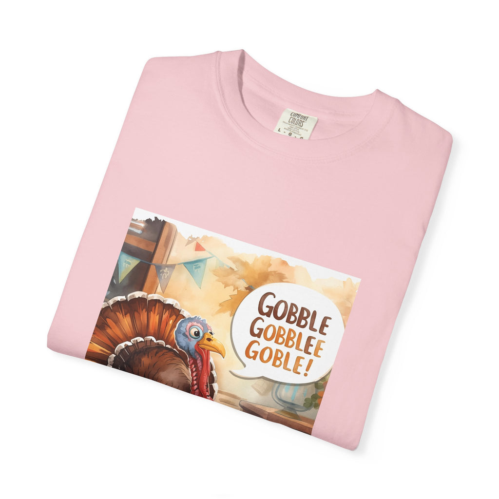 Thanksgiving Turkey T-Shirt, Unisex Fall Tee, Gobble Gobble Shirt, Autumn Apparel, Holiday Gift, Family Gathering Wear