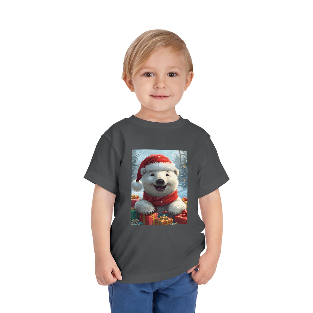 Christmas Bear Toddler Short Sleeve Tee