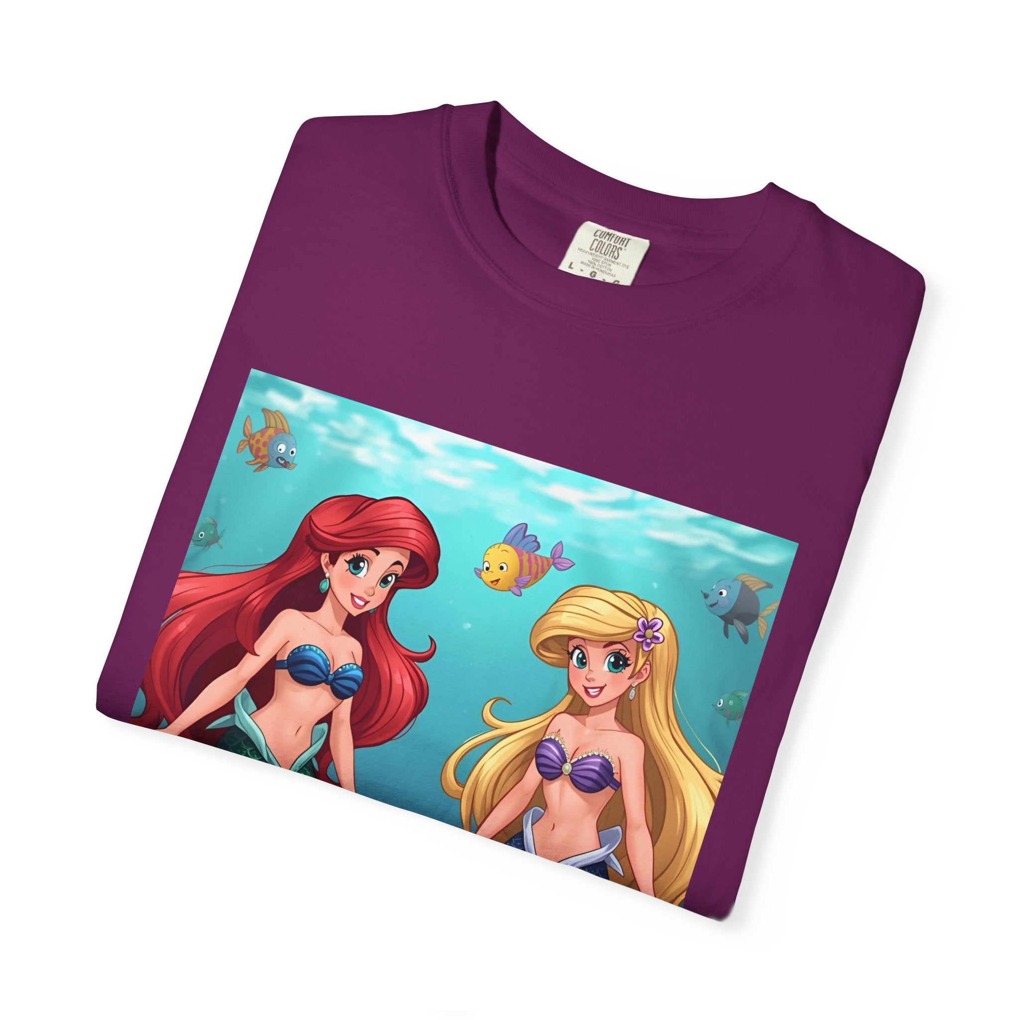 Mermaid Unisex Garment-Dyed T-shirt