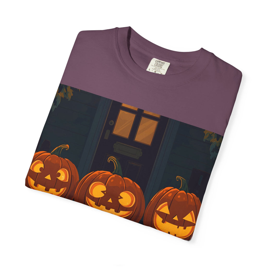Happy Halloween Pumpkin Unisex T-shirt, Spooky Season Tee, Fall Festival Shirt, Pumpkin Graphic Top, Halloween Gift for Him/Her