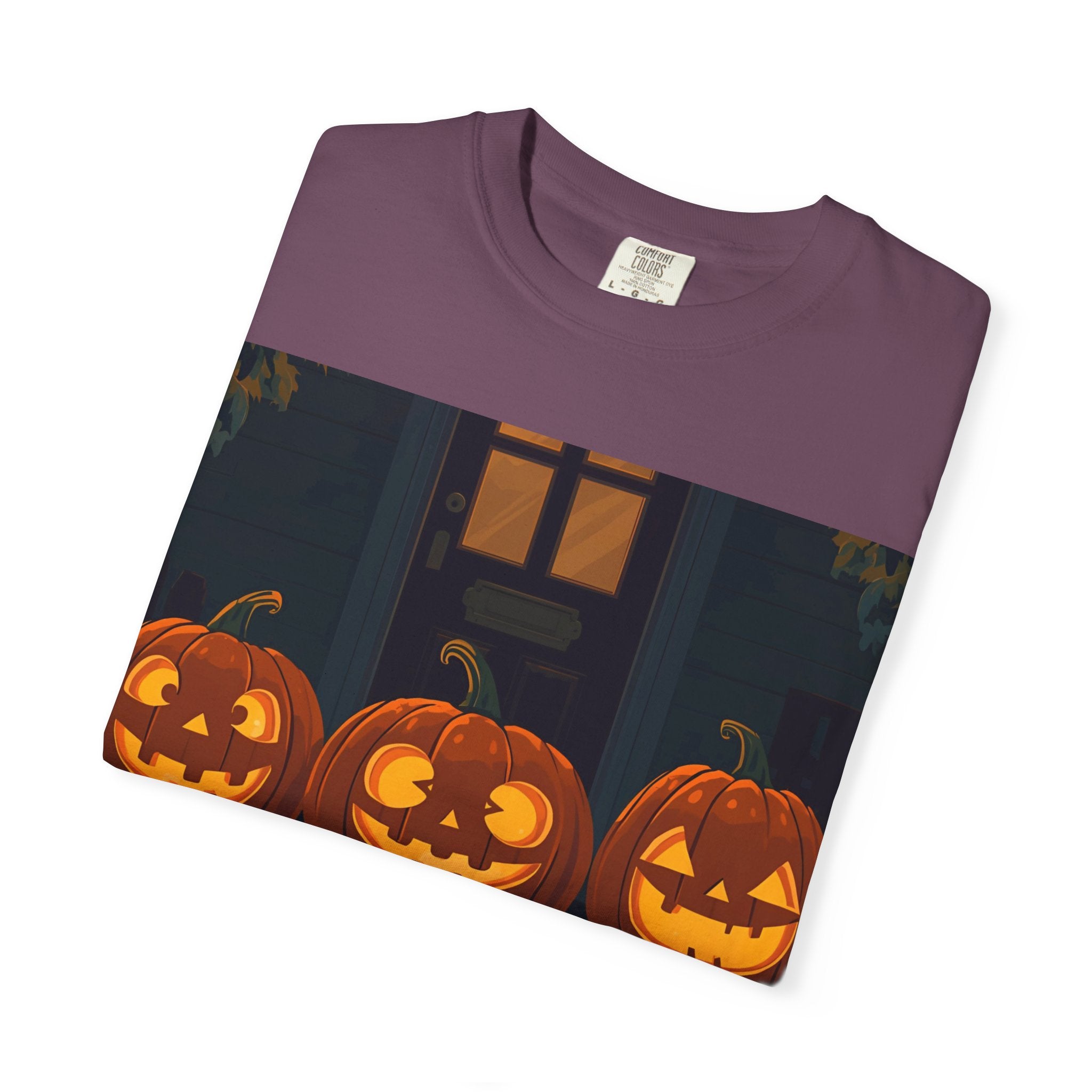 Happy Halloween Pumpkin Unisex T-shirt, Spooky Season Tee, Fall Festival Shirt, Pumpkin Graphic Top, Halloween Gift for Him/Her