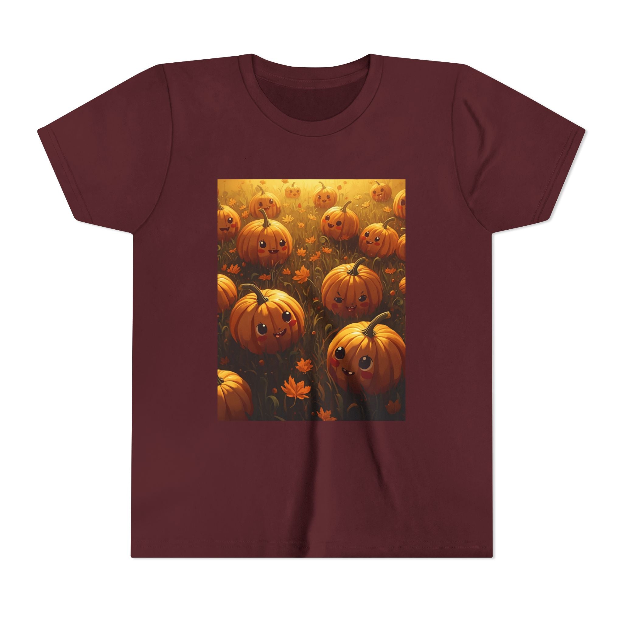 Pumpkin Halloween Youth Tee, Fall Shirt, Halloween Gift, Kids Halloween Apparel, Harvest Celebration T-shirt
