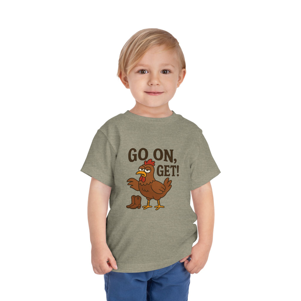 Go On Get Funny Toddler Short Sleeve Tee