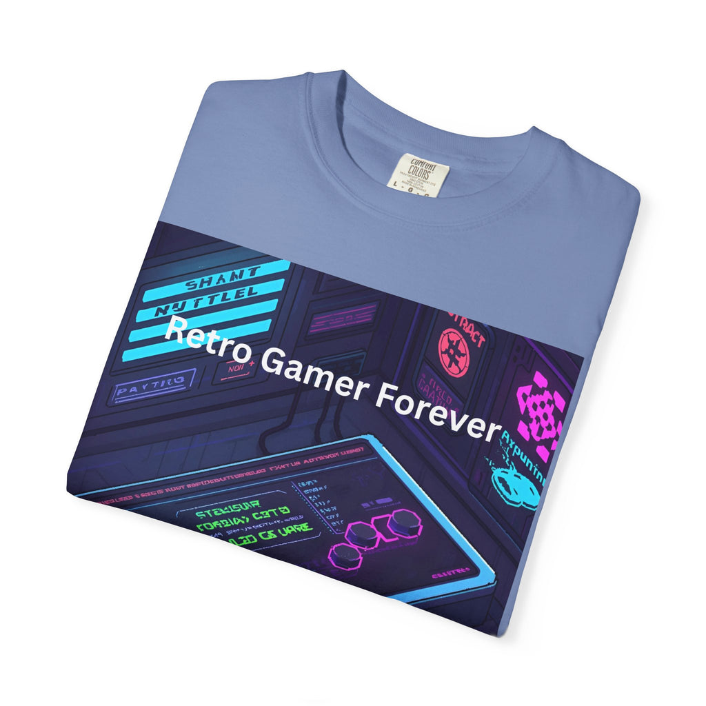Retro Game Controller Unisex Garment-Dyed T-shirt