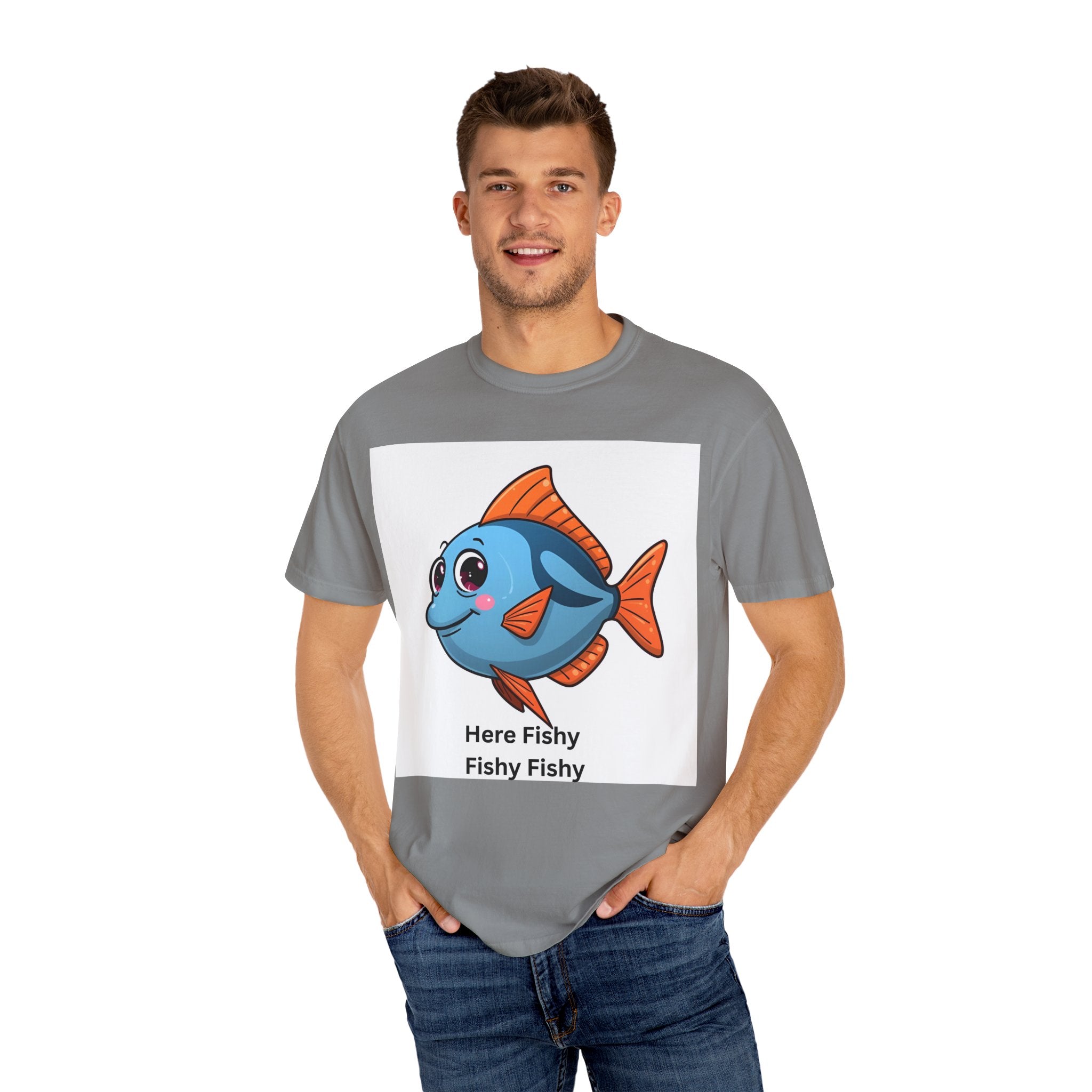 Fishy Fishy Fishy Unisex Garment-Dyed T-shirt