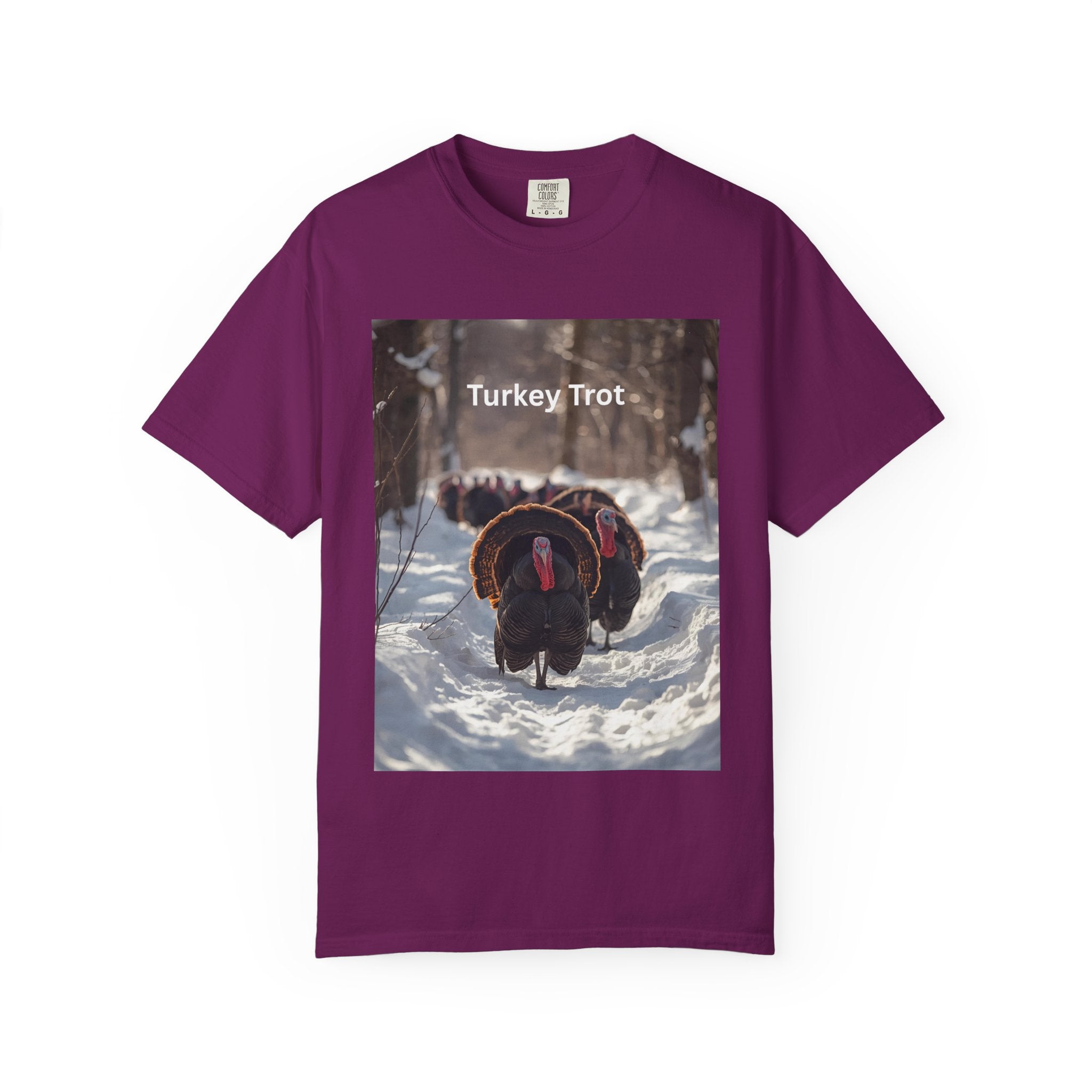 Turkey Trot Unisex T-Shirt, Casual Tee, Thanksgiving Apparel, Outdoor Fun Shirt, Festival Wear, Holiday Gift Idea