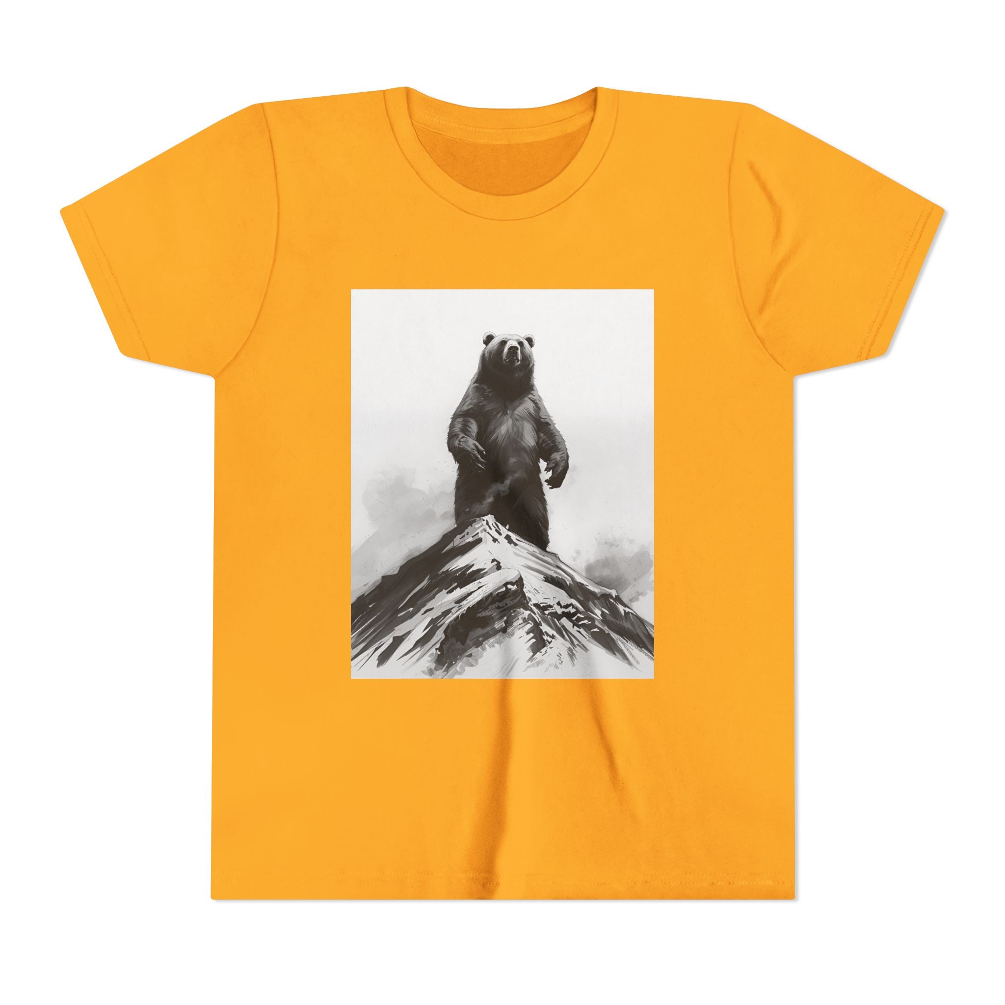 Bear Mountain Snow Youth Short Sleeve Tee