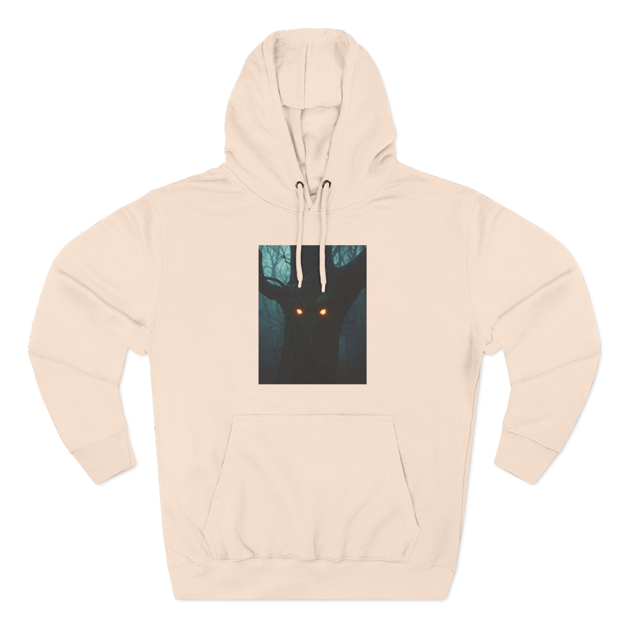 Chilling Nighttime Hoodie, Cozy Fleece Sweatshirt, Outdoor Adventure Attire, Perfect for Bonfire Nights, Gifts for Nature Lovers
