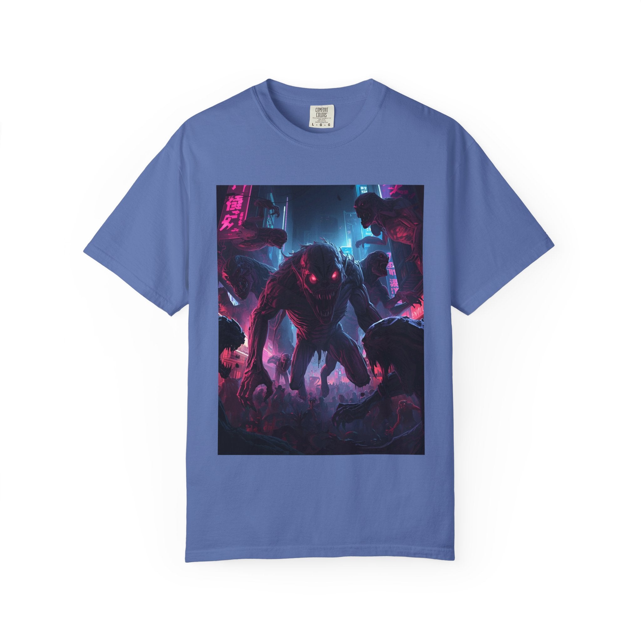 Spooky Creature Gothic Horror Unisex T-Shirt, Spooky Graphic Tee, Unique Gift for Halloween, Vintage-Inspired Horror Tee, Monster Art Shirt