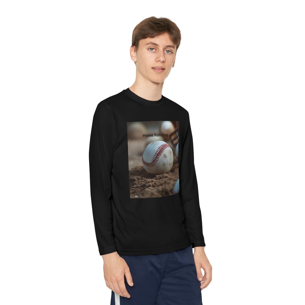 Baseball Youth Long Sleeve Shirt, Kids Sports Tee, Team Fundraiser, Athletic Wear, Birthday Gift, Gifts for Young Players
