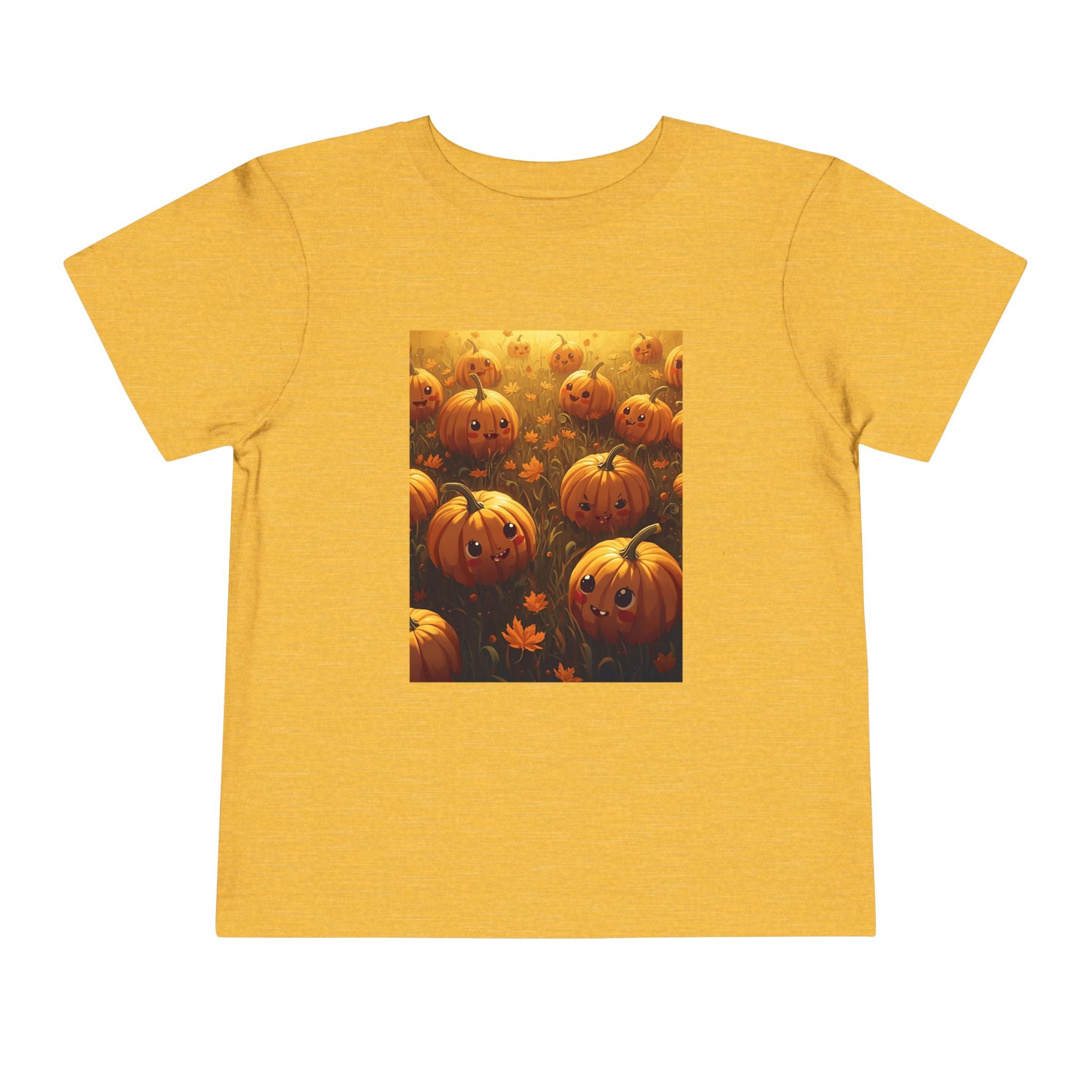 Pumpkin Halloween Toddler Tee - Cute Halloween Shirt, Fall Outfit, Pumpkin Lovers Gift, Kids Halloween Apparel, Toddler Party Tee