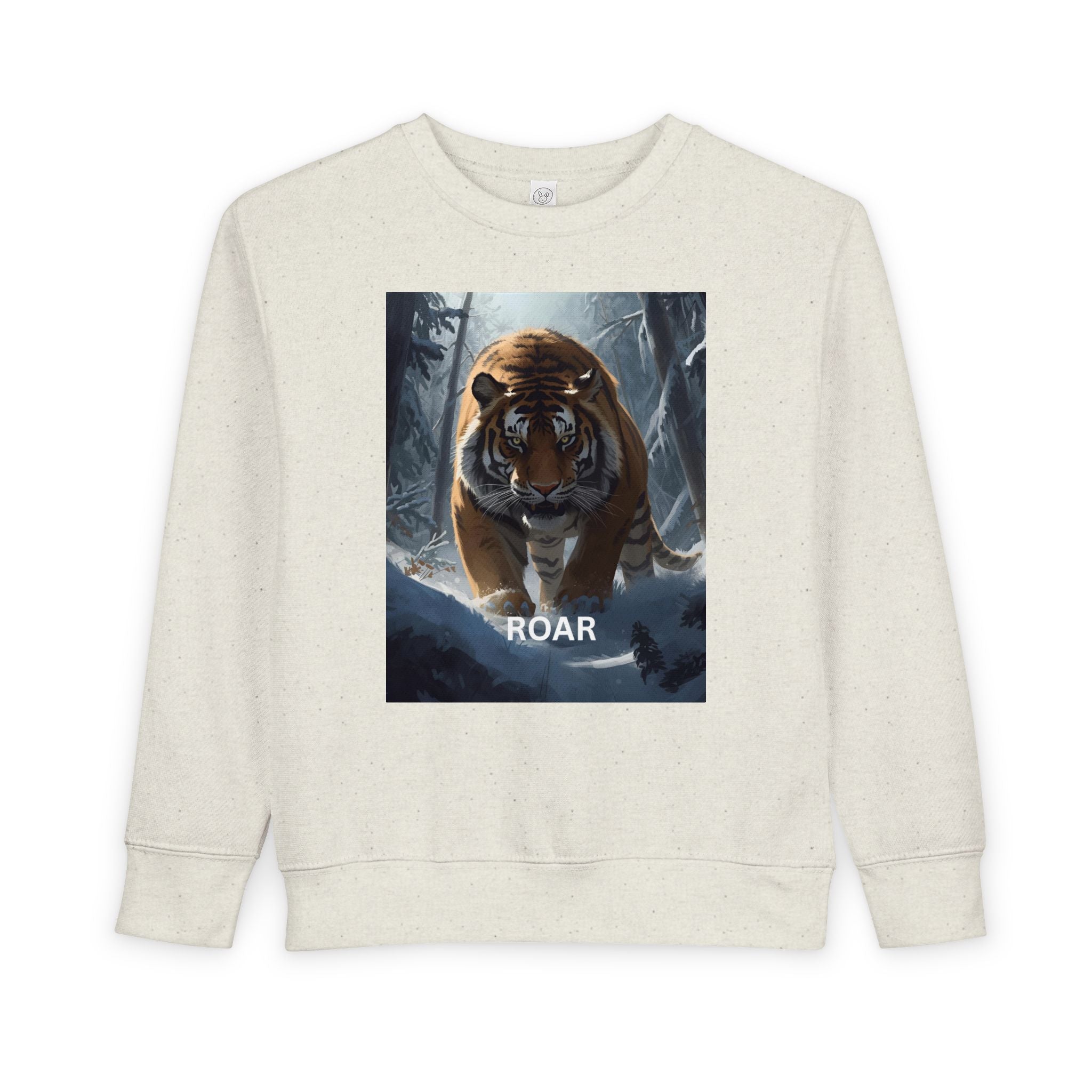 Tiger Roar Snow Toddler Sweatshirt