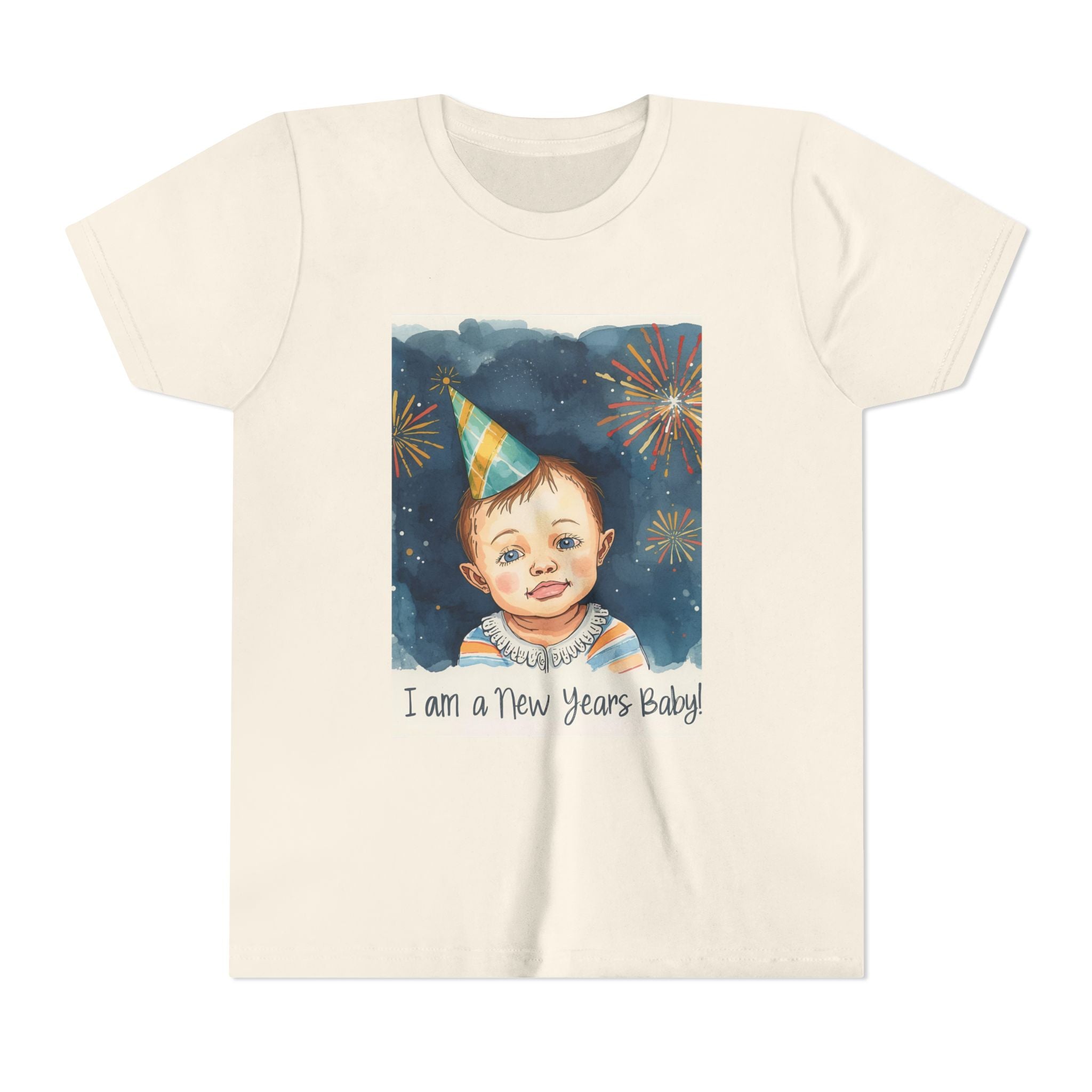 I Am A New Years Baby Youth Short Sleeve Tee