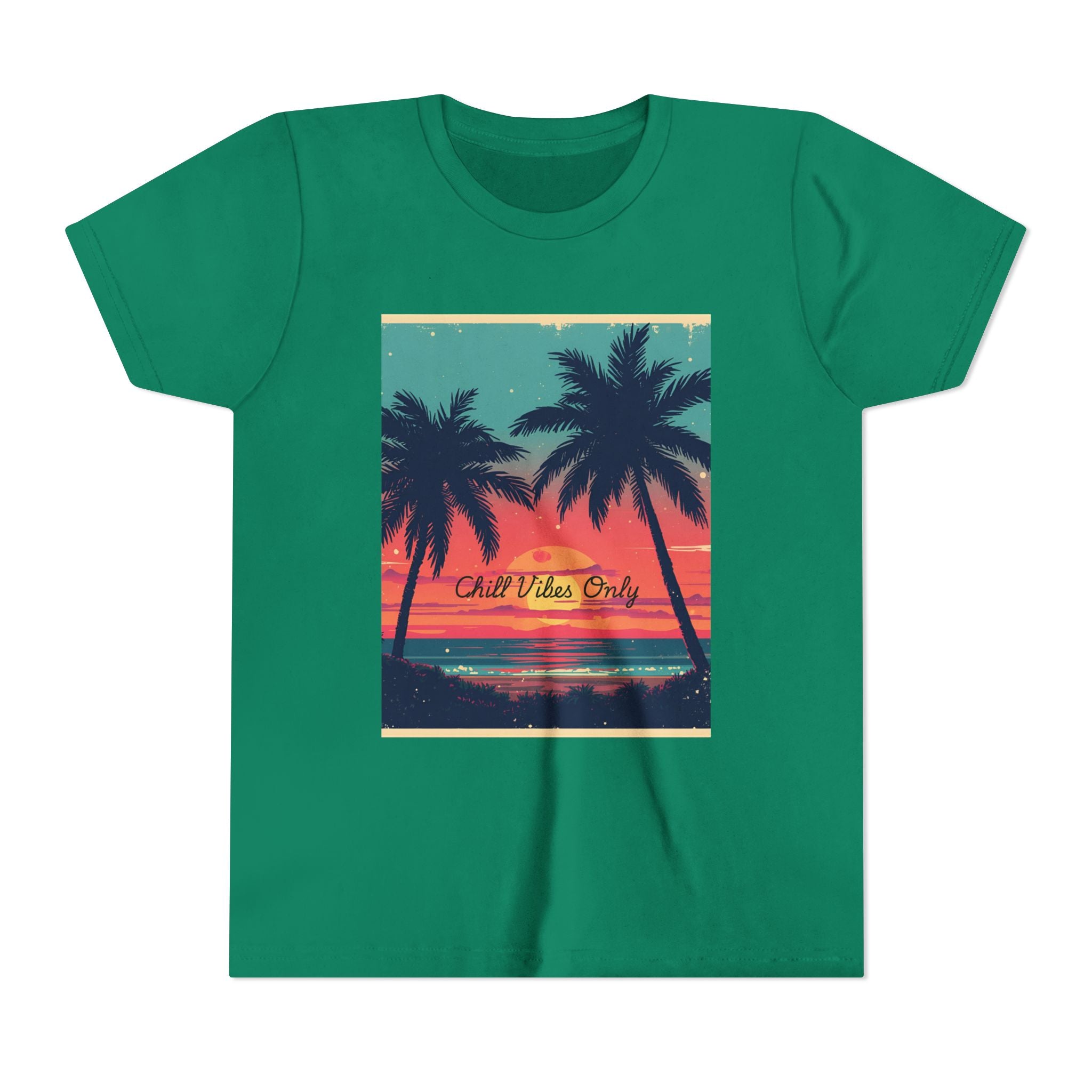 Tropical Sunset Youth Short Sleeve Tee