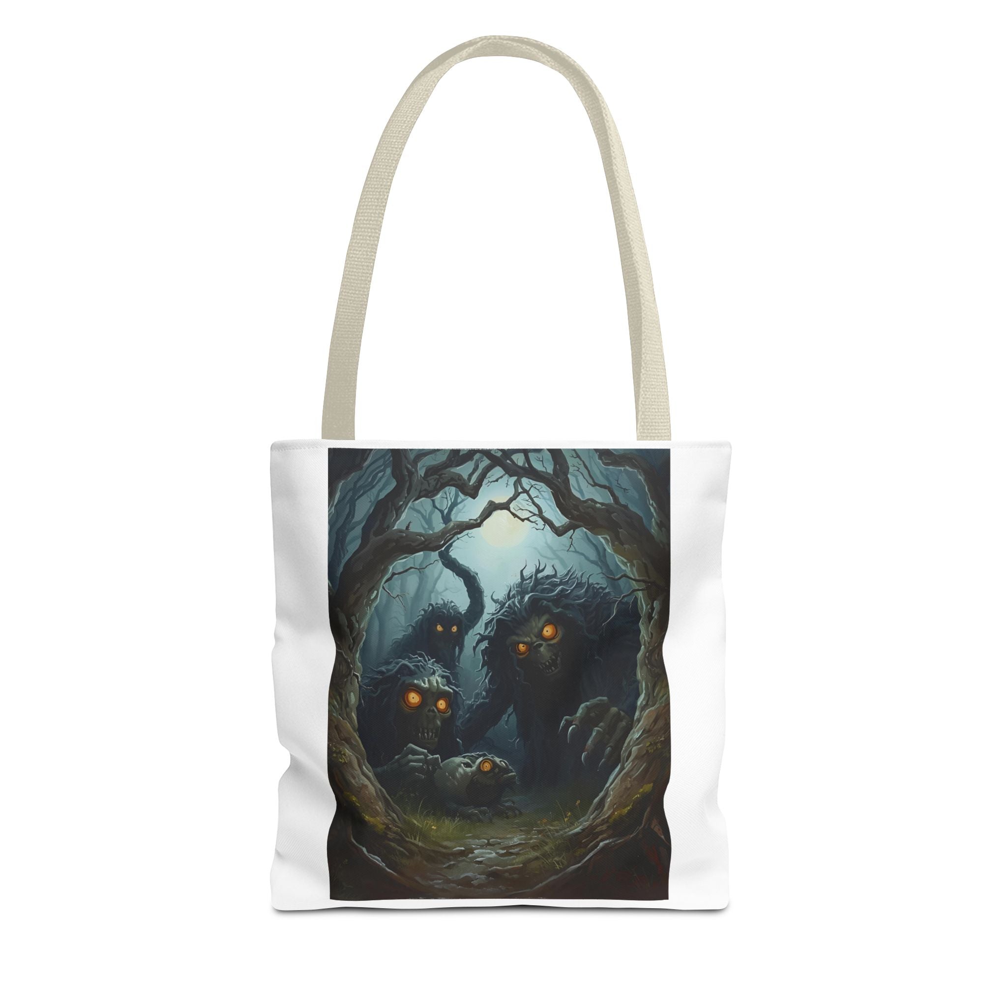 Spooky Forest Creatures Tote Bag (AOP)