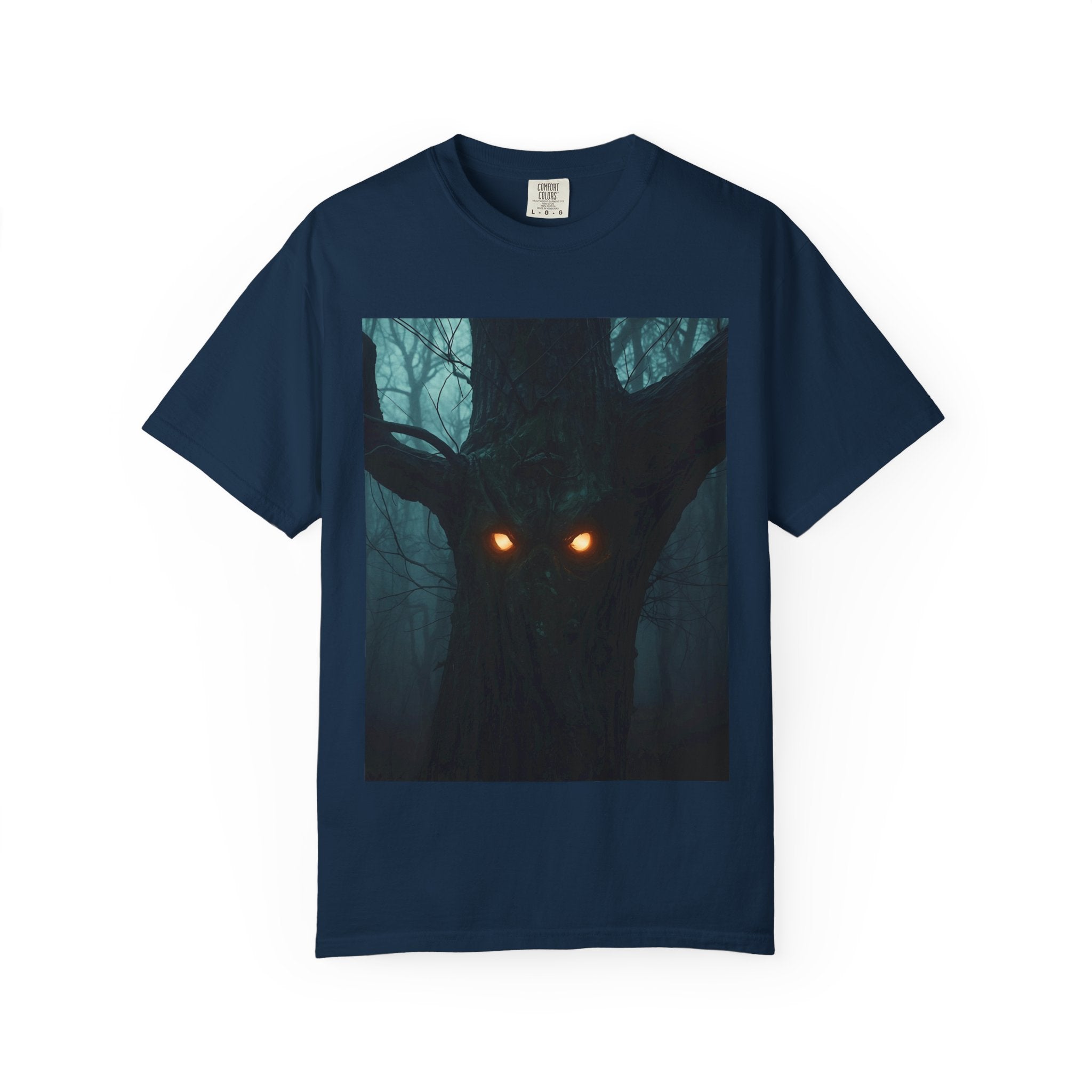 Spooky Mysterious Forest Creature T-Shirt, Unisex Shirt, Nature Lover Gift, Halloween Apparel, Unique Graphic Tee