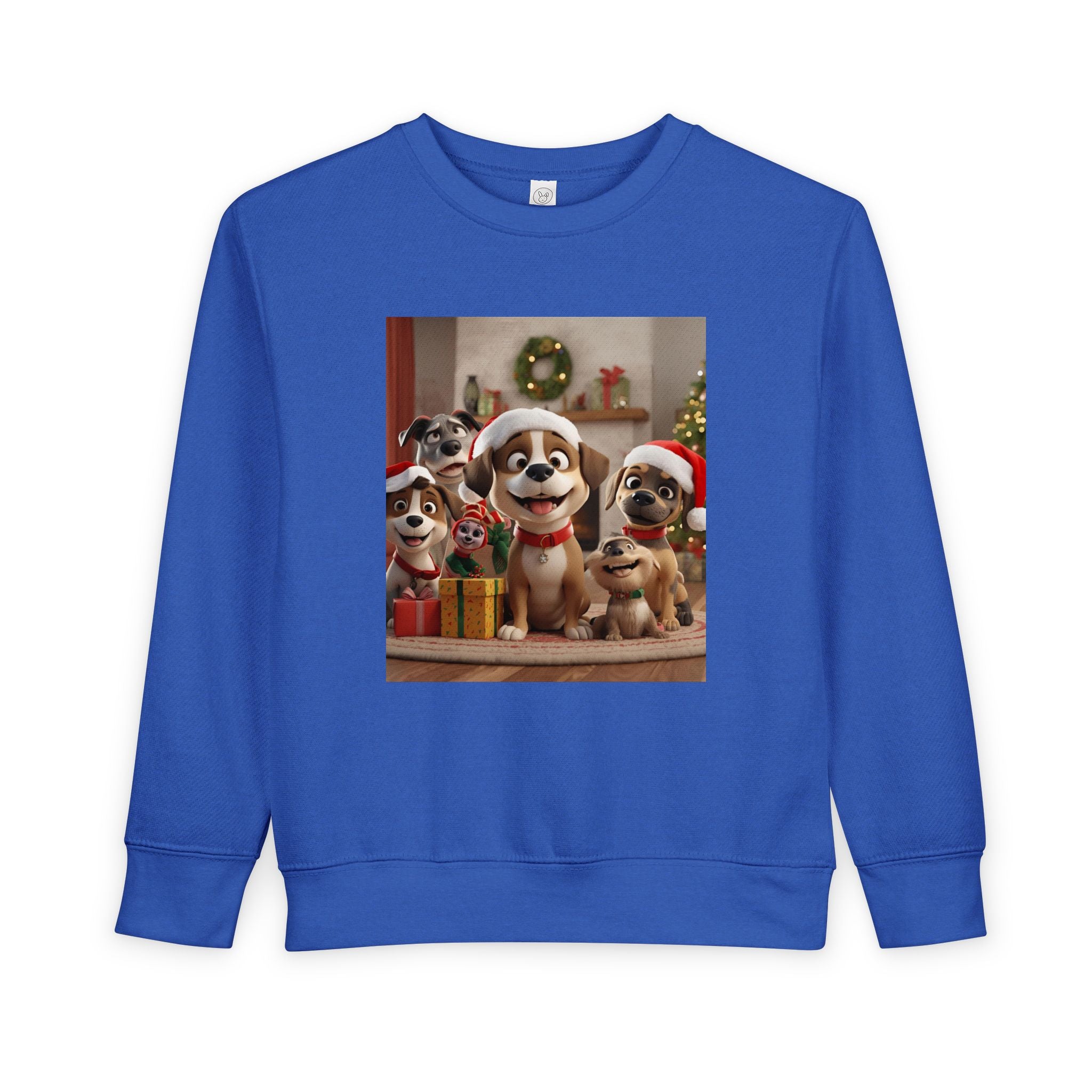 Cute Puppy Christmas Toddler Sweatshirt, Holiday Gift, Kids Sweatshirt, Baby Christmas Outfit, Cute Dog Apparel, Toddler Winter Wear