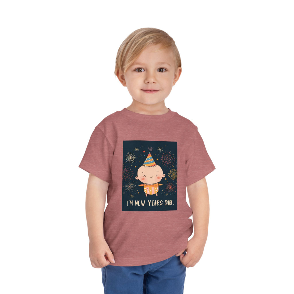 I Am A New Years Baby Toddler Short Sleeve Tee