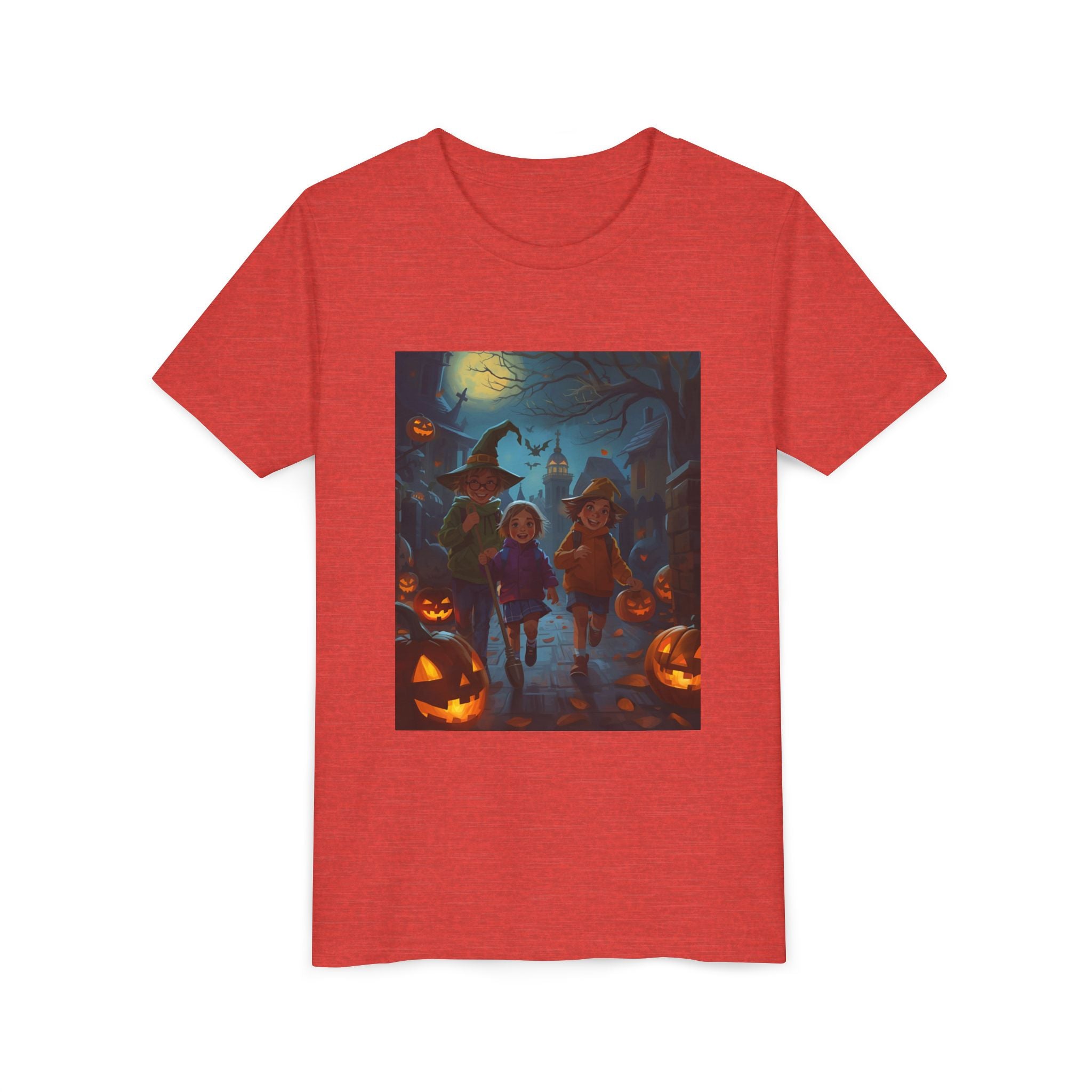 Spooky Halloween Youth Tee | Fun Kids Shirt for Halloween Parties, Trick-or-Treating, Fall Celebrations, Spooky Vibes, Cute Costumes
