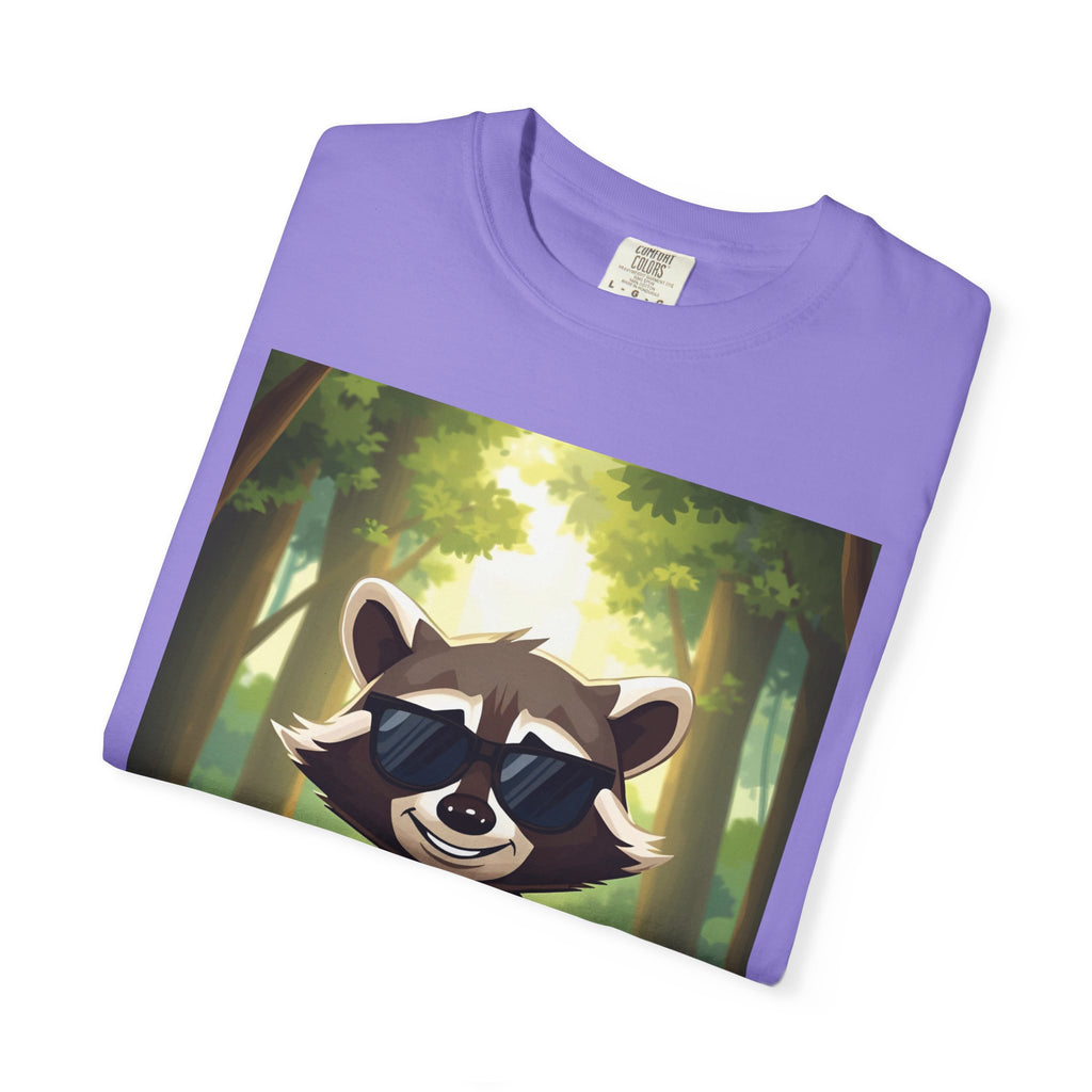 Whimsical Raccoon T-Shirt, Fun Nature Tee, Unisex Forest Shirt, Gift for Animal Lovers, Cute Wildlife Apparel