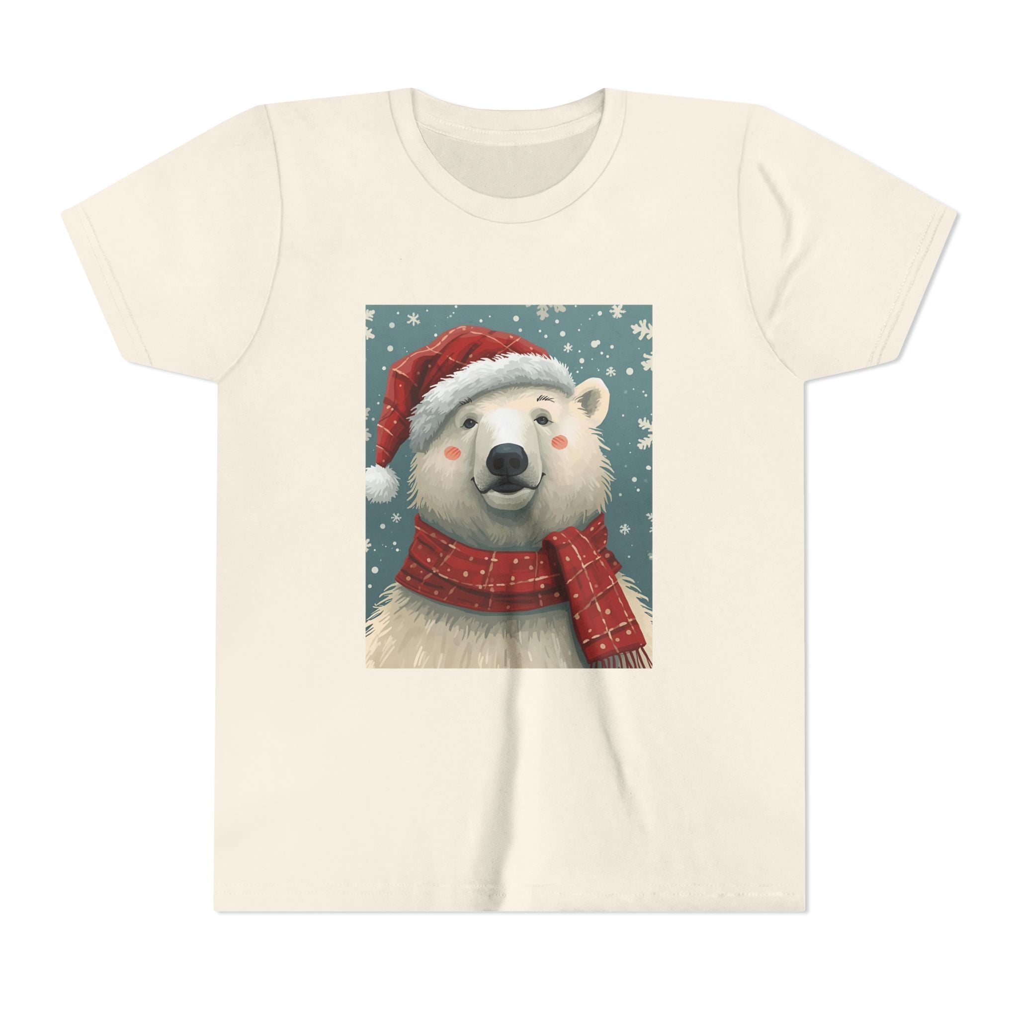 Christmas Bear Youth Short Sleeve Tee