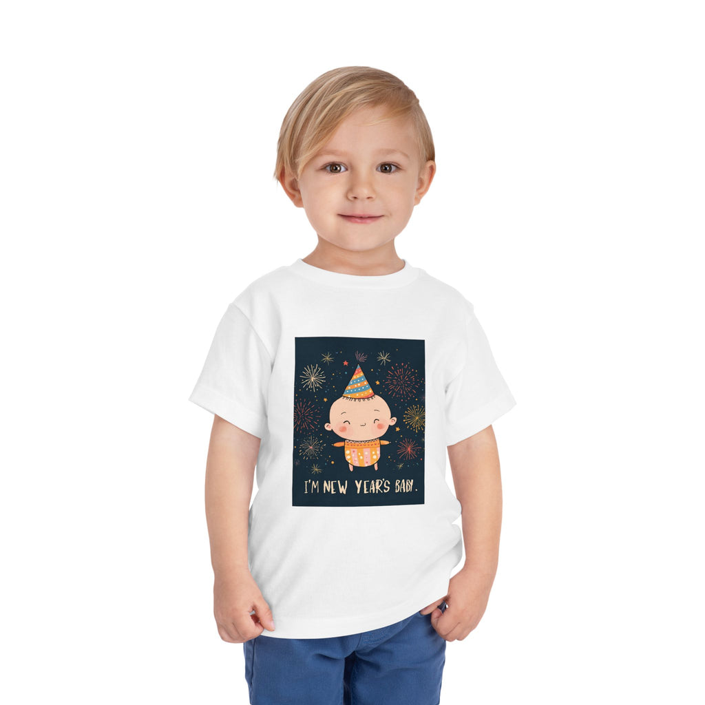 I Am A New Years Baby Toddler Short Sleeve Tee
