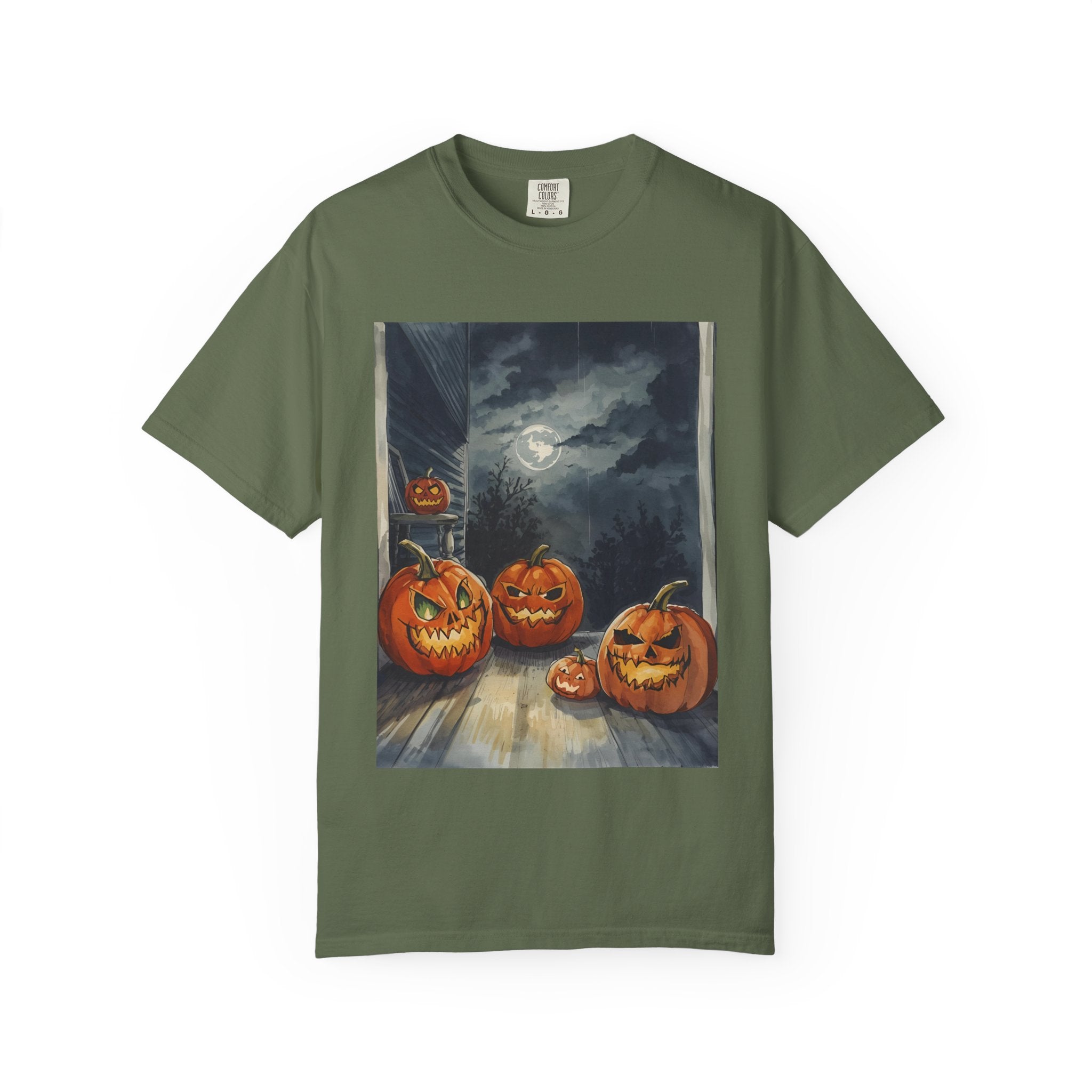 Halloween Pumpkin Scary T-shirt - Perfect for Fall Celebrations, Trick or Treat, Autumn Fashion, Costume Party, Spooky Vibes