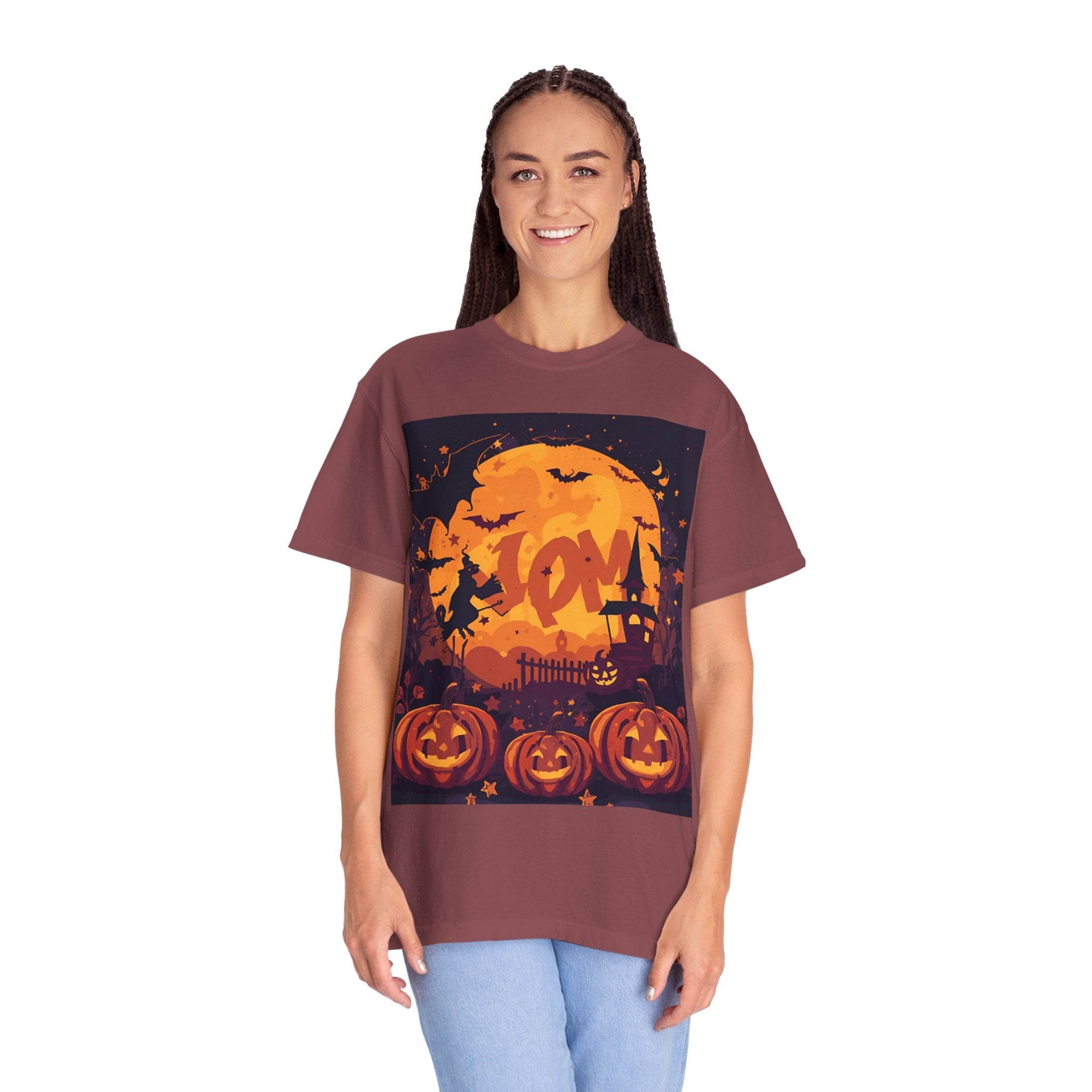 Halloween Pumpkin Graphic Tee, Unisex T-shirt, Spooky Shirt, Pumpkin Shirt, Fall Fashion, Halloween Costume, Autumn Apparel