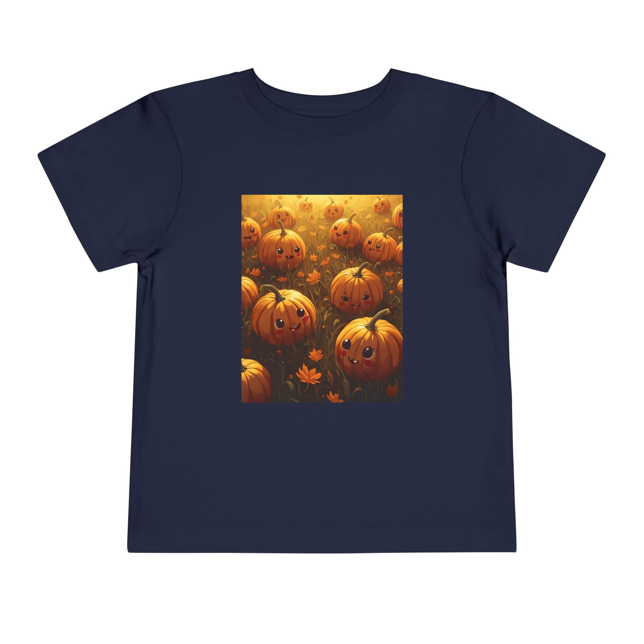 Pumpkin Halloween Toddler Tee - Cute Halloween Shirt, Fall Outfit, Pumpkin Lovers Gift, Kids Halloween Apparel, Toddler Party Tee