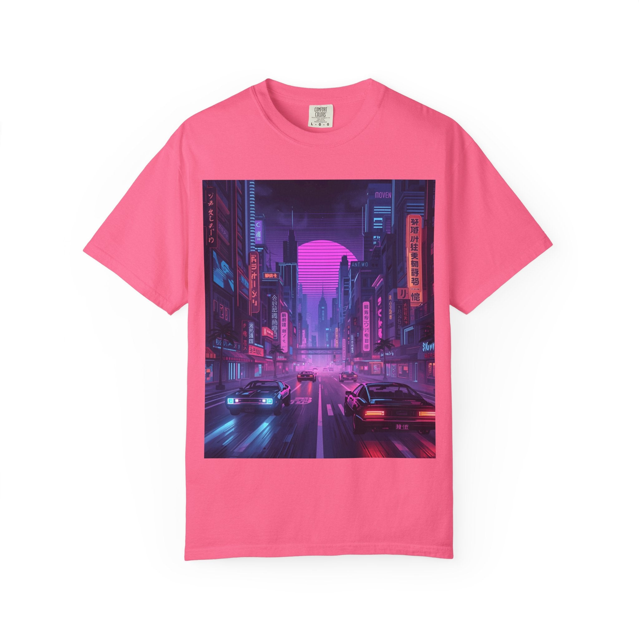 Futuristic City Unisex T-Shirt, Trendy Graphic Tee, Streetwear Style, Perfect for Gifts, Casual Wear, Summer Vibes