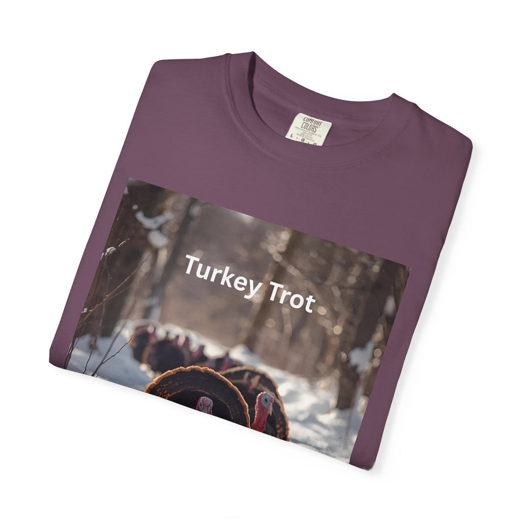 Turkey Trot Unisex T-Shirt, Casual Tee, Thanksgiving Apparel, Outdoor Fun Shirt, Festival Wear, Holiday Gift Idea