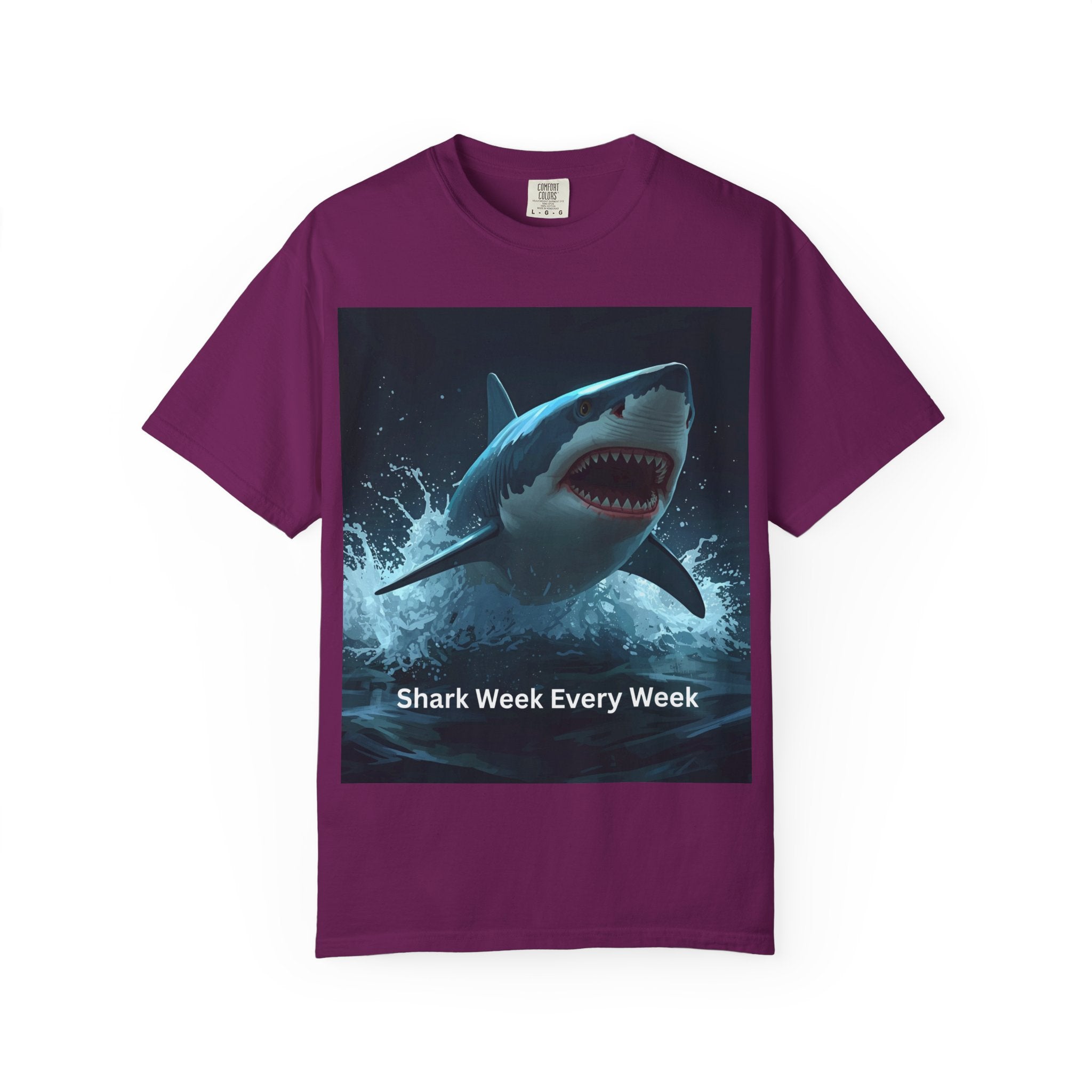 Shark Week Unisex T-Shirt | Fun Ocean Lover Tee, Summer Beachwear, Gift for Shark Fans, Party Outfit, Ocean Conservation Awareness