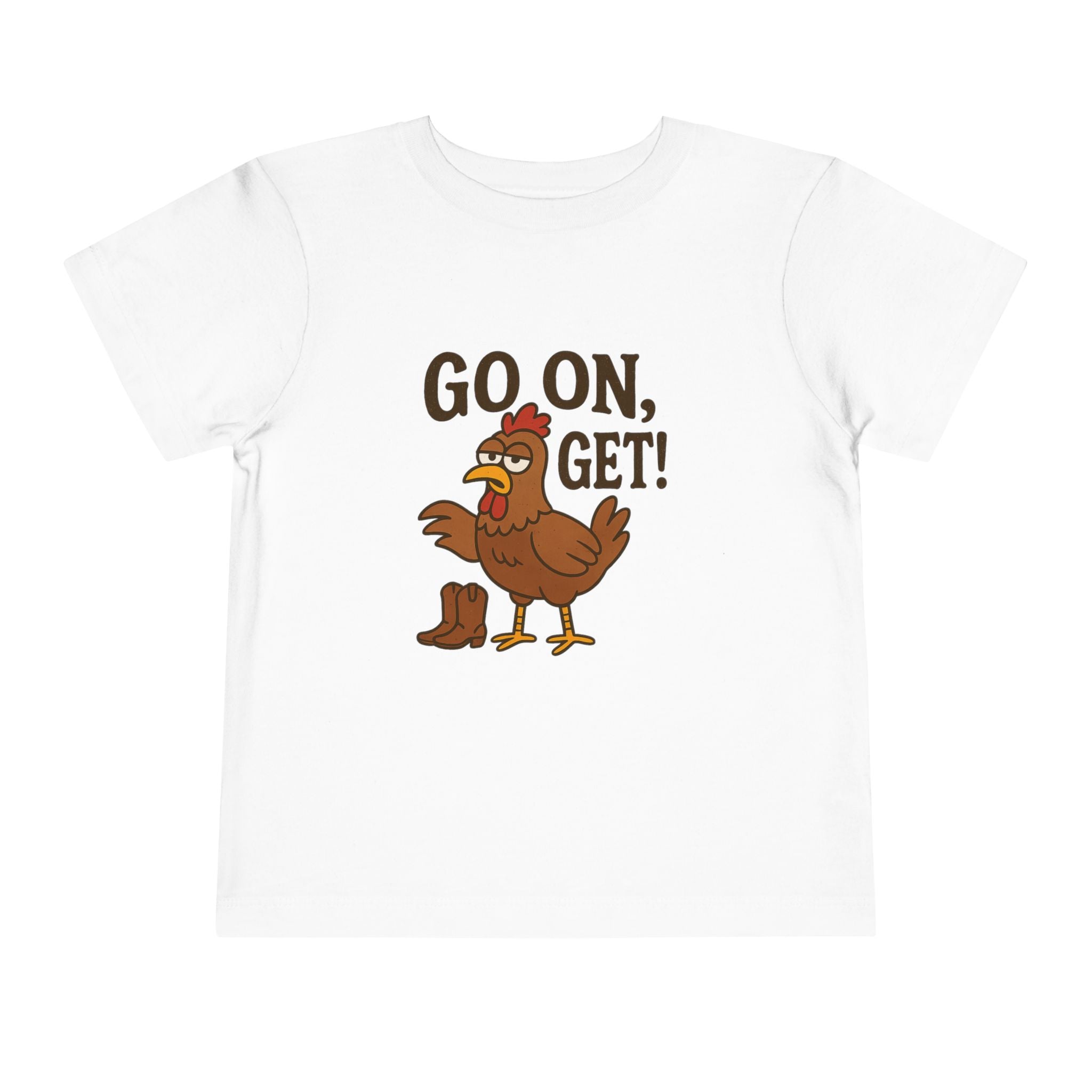 Go On Get Funny Toddler Short Sleeve Tee
