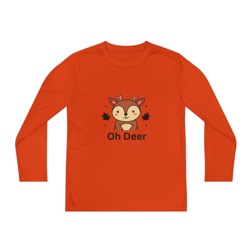 Oh Deer Youth Long Sleeve Competitor Tee
