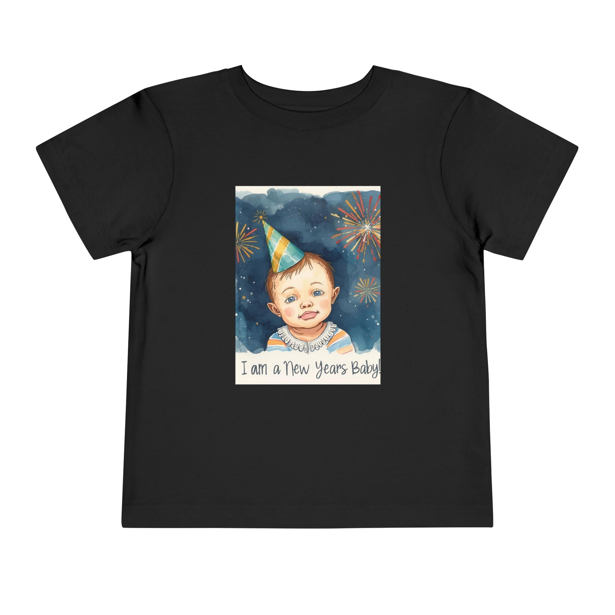 I Am A New Years Baby Toddler Short Sleeve Tee