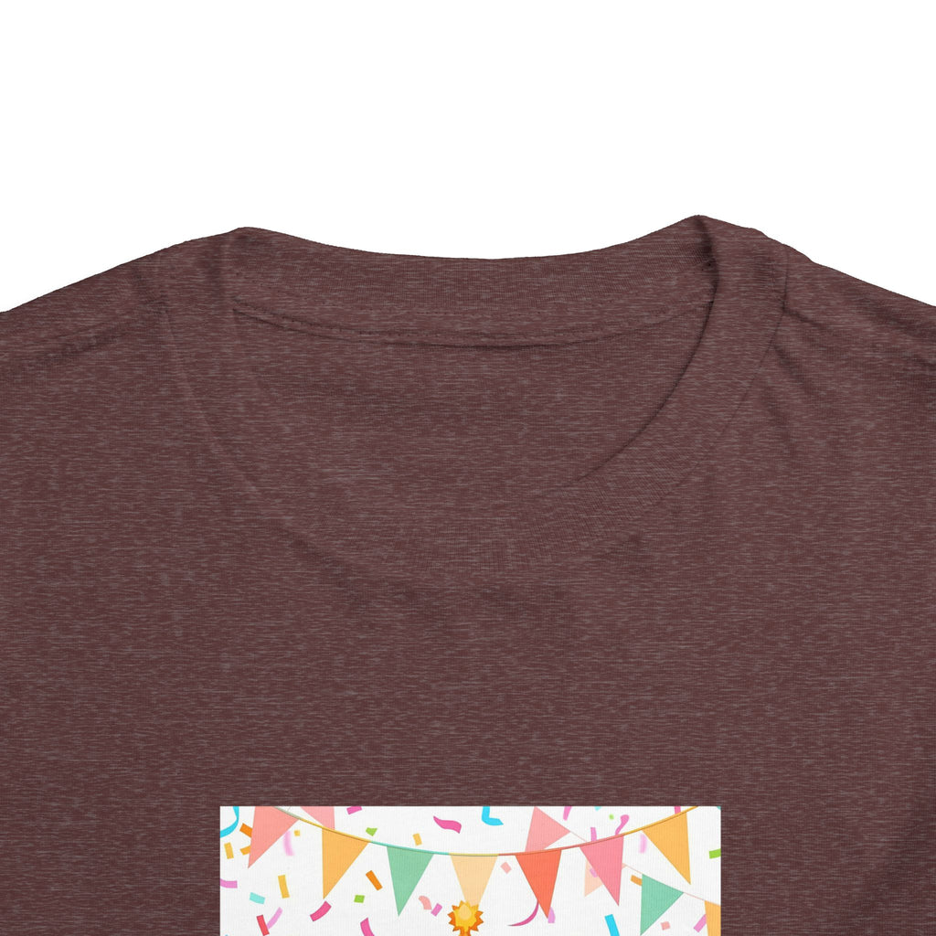 Party Animal With Squirl Toddler Short Sleeve Tee
